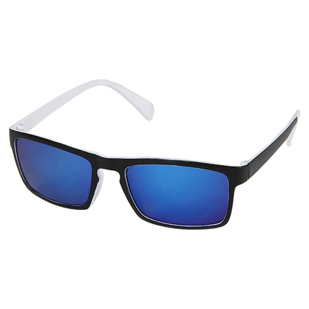 Goodman Design Retrosonnenbrille Damen und Herren Sonnenbrille Form: Vintage Retro angenehmes Tragegefühl. UV Schutz Weiss