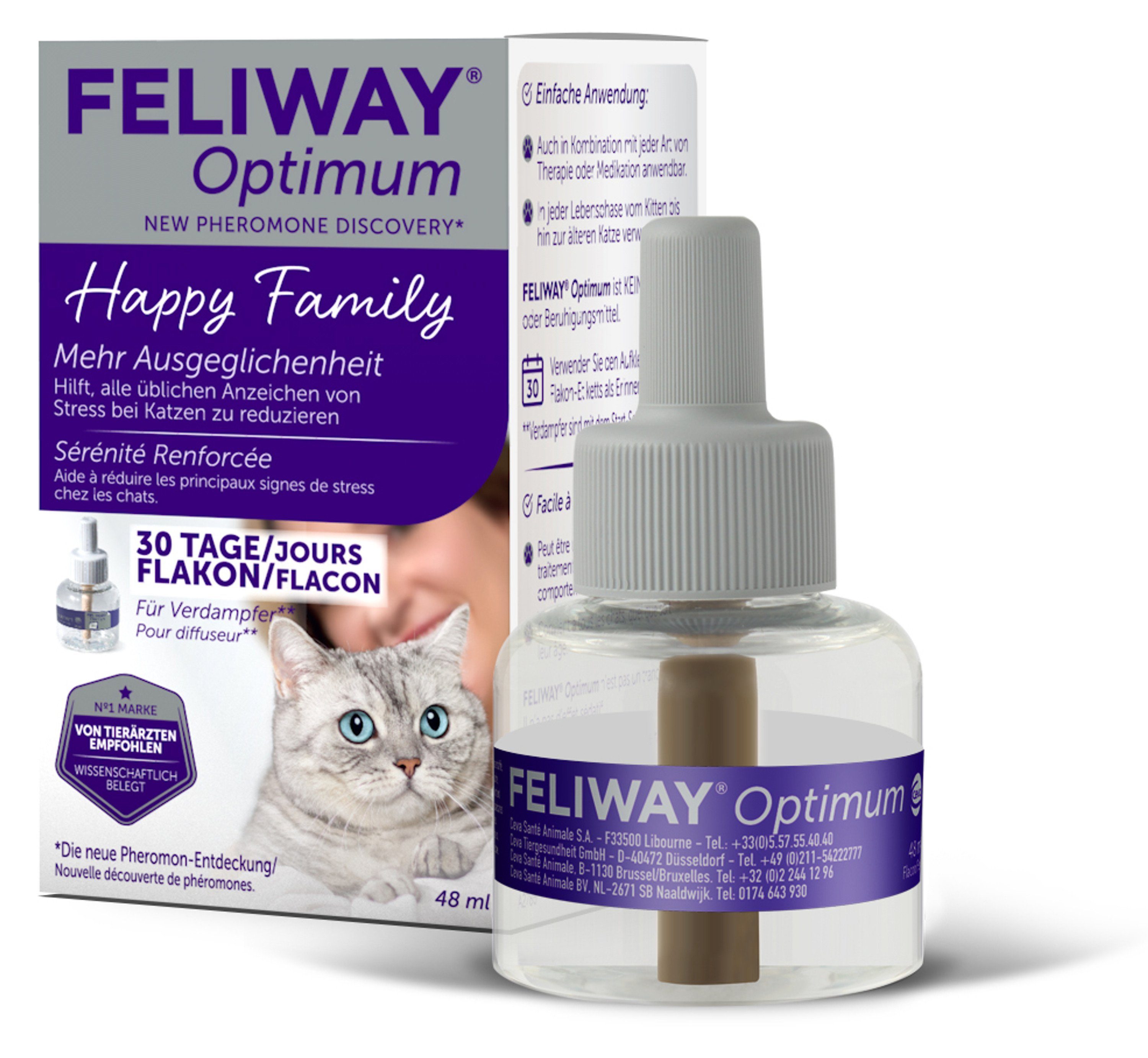Feliway Katzenstreu FELIWAY® Optimum Nachfüllflakon 48ml