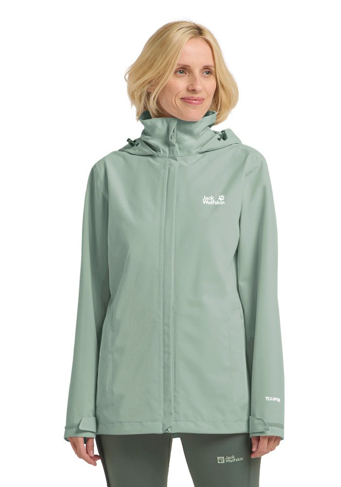 Jack Wolfskin Outdoorjacke TRAILTIME 2L JKT W wasserdicht, winddicht, atmungsaktiv