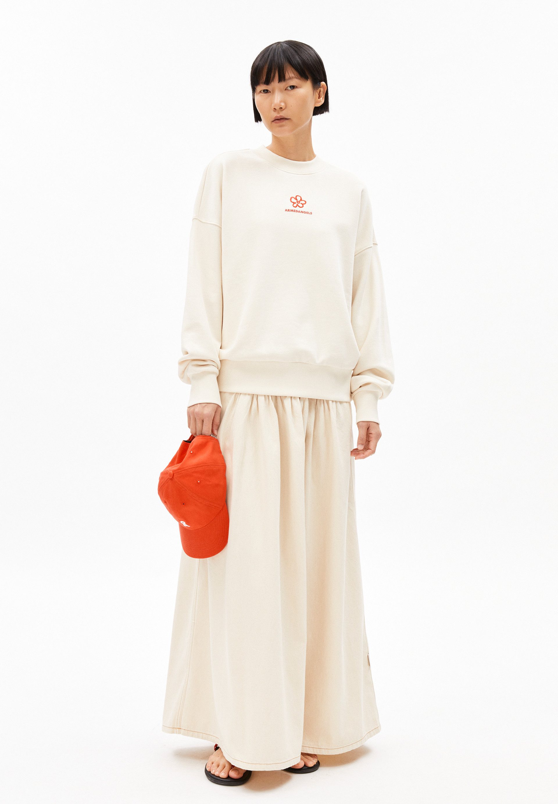 Armedangels Sweatshirt ALIZAA FLOWER Sweatshirt aus Bio-Baumwolle Oversized günstig online kaufen