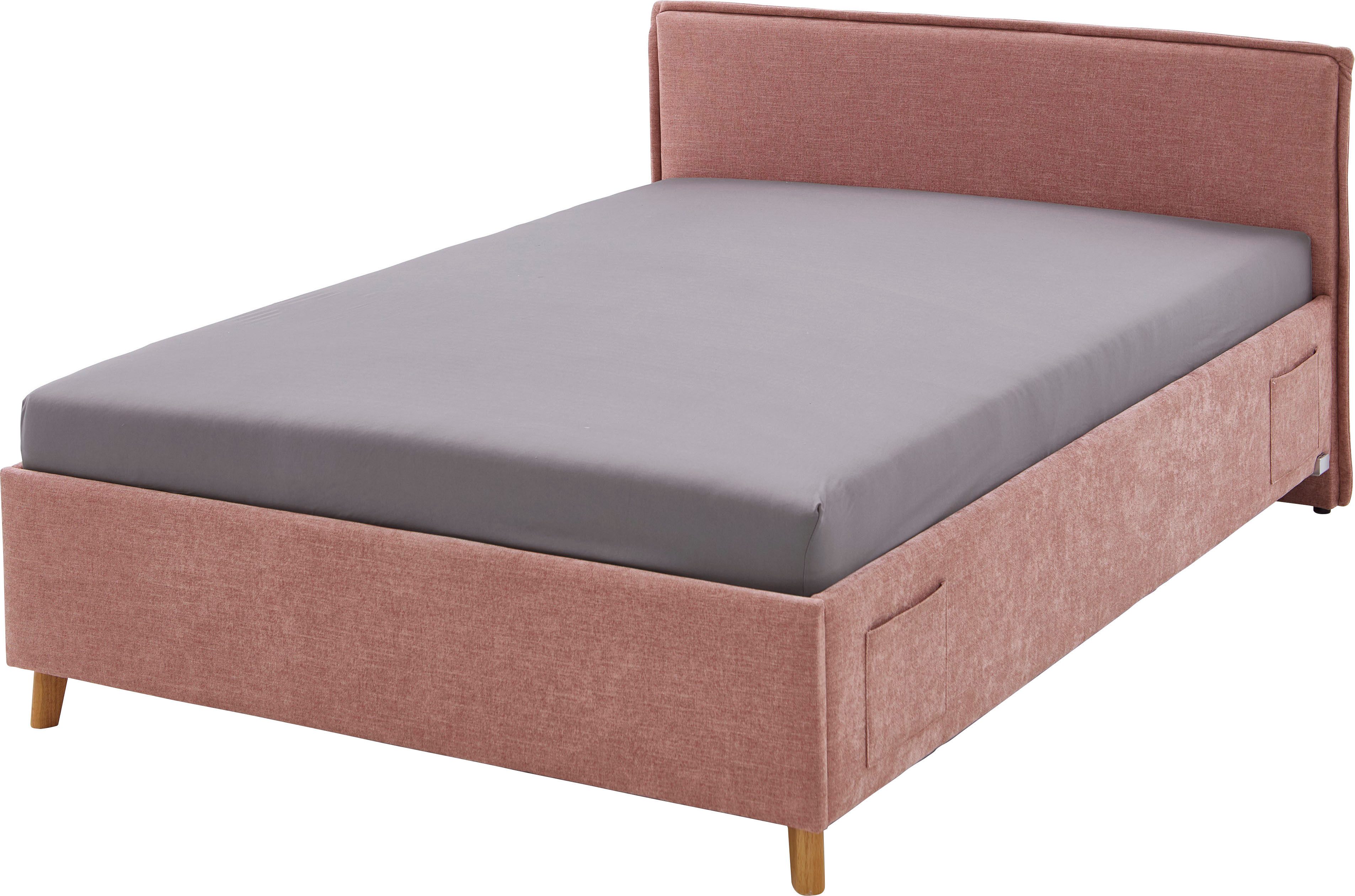 meise.möbel Kinderbett FUN, Polsterbett wahlweise mit Bettkasten, Jugendbett inkl. USB-Anschluss