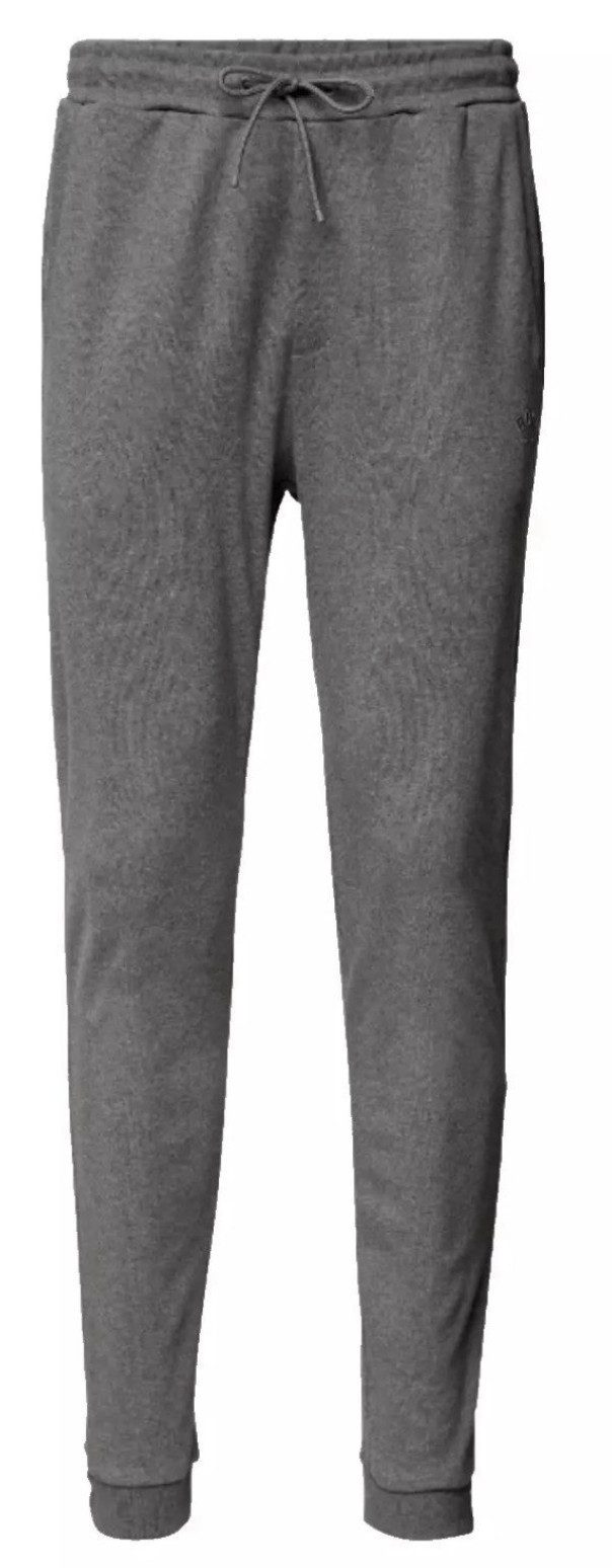 BOSS Jogginghose Hadiko Sweathose mit kontrastierender Rückseite Kordelzug am elastischen Bund - Beine enden in Bündchen
