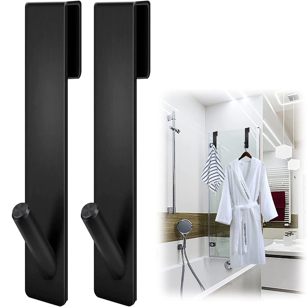 zggzerg Handtuchhaken 2 Stück Duschhaken ohne Bohren, Edelstahl Handtuchhak günstig online kaufen