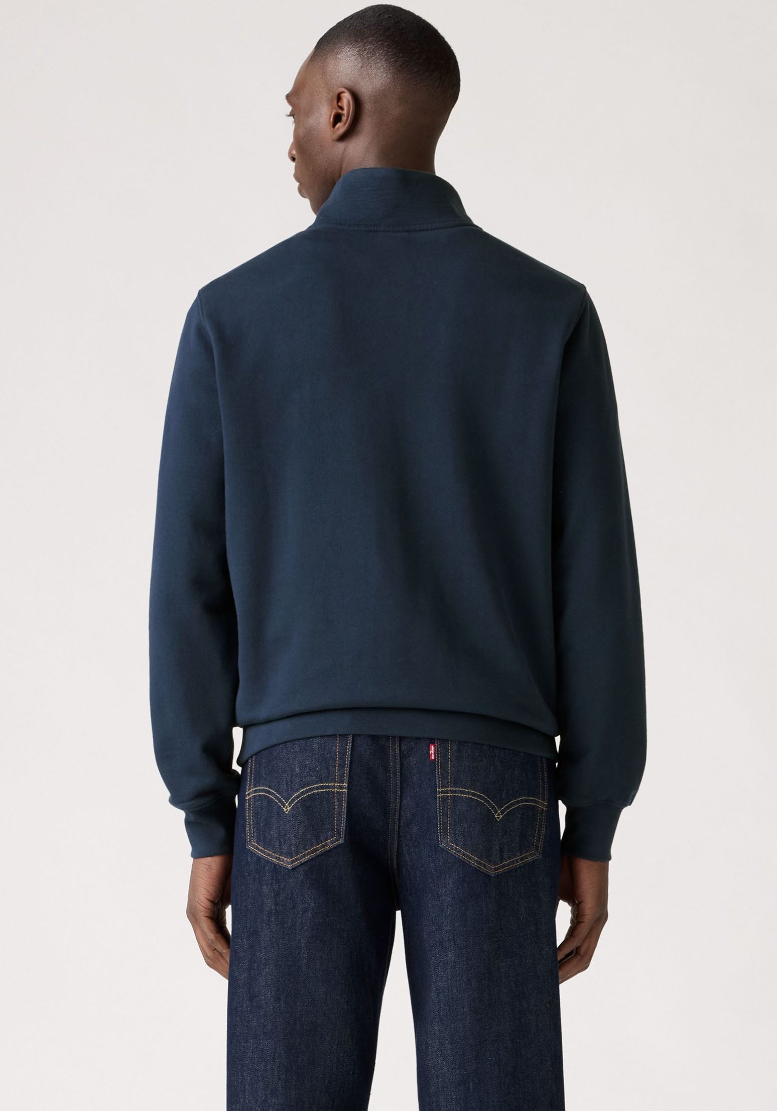 Levi's® Sweatshirt ORIGINAL HM 1/4 ZIP mit Troyer-Kragen und Logo-Stickerei