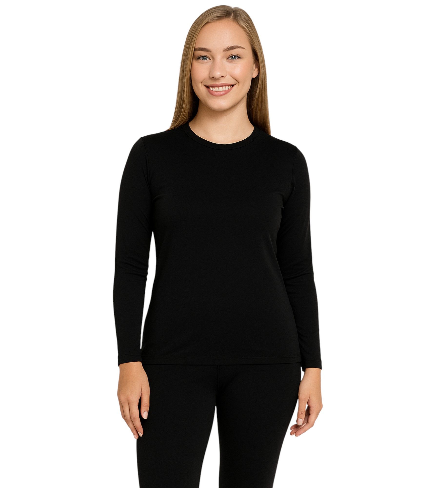 Tutku Elit Thermounterhemd Damen Winter Unterhemd Langarm – Funktionsshirt atmungsaktiv & wärmend Feuchtigkeitsableitung und schnelles Trocknen