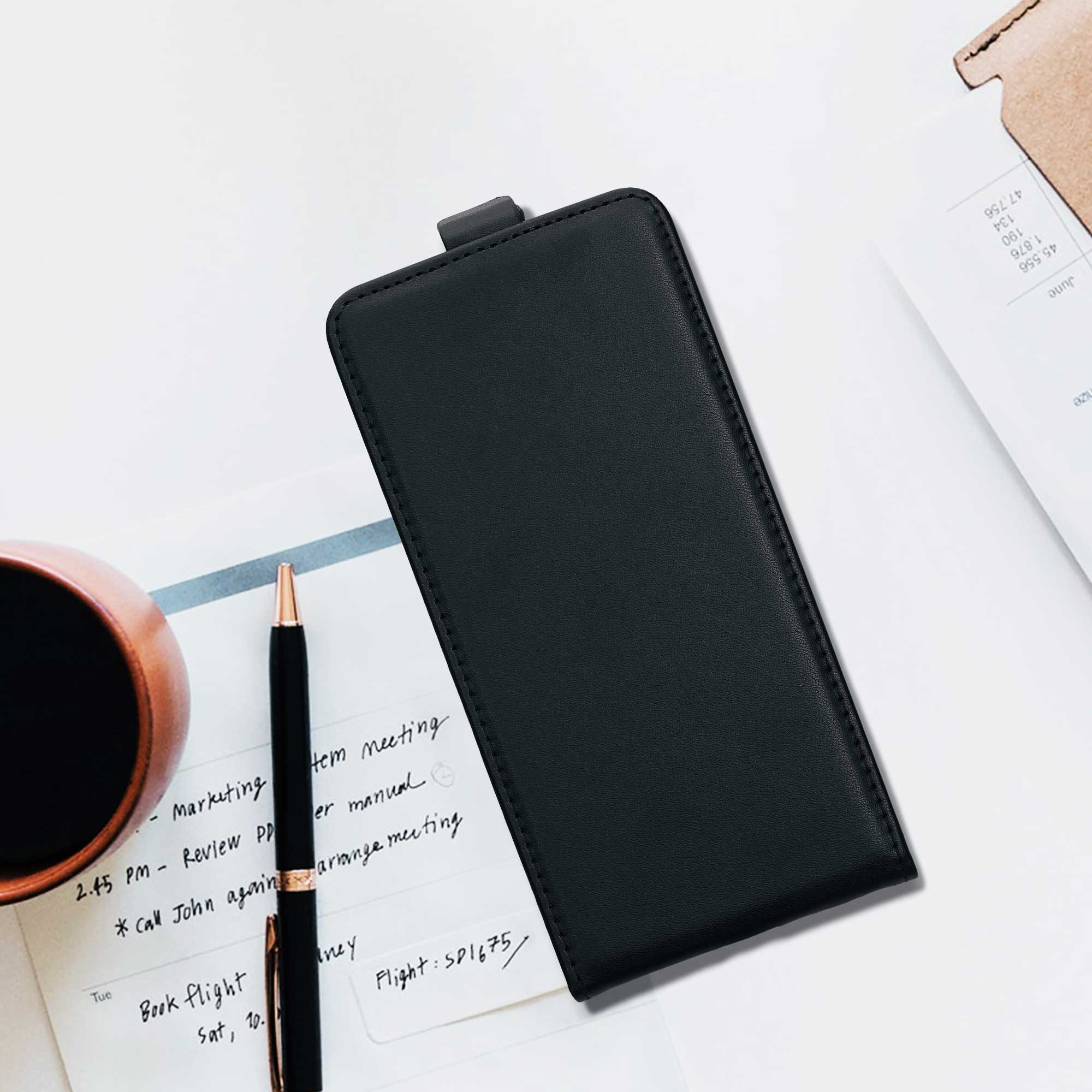 kwmobile Smartphone-Hülle Flip Schutzhülle, Handy Cover Case Schutzhülle