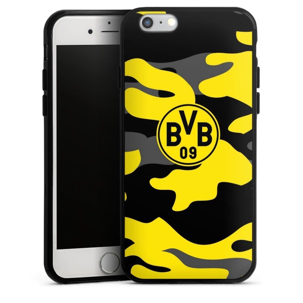 DeinDesign Handyhülle BVB Borussia Dortmund Fanartikel BVB Camo, Apple iPhone 6 Silikon Hülle Bumper Case Handy Schutzhülle