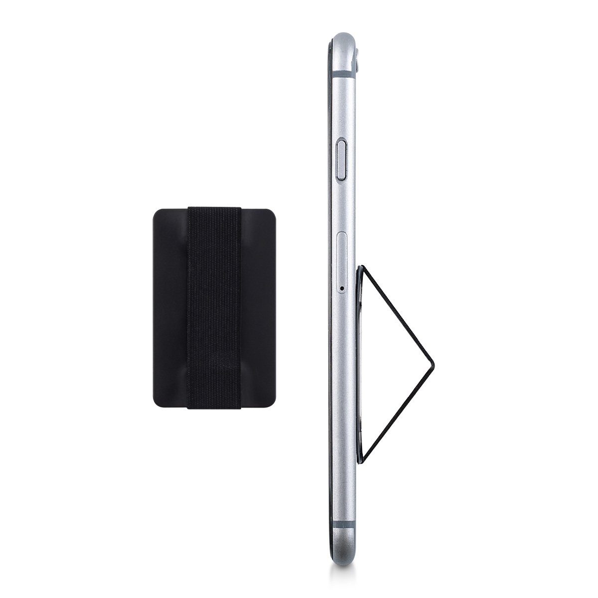 kwmobile Popsockets Slim Smartphone Fingerhalterung - Selbstklebend f. iPhone Samsung Sony, (1-tlg., Smartphone Finger Halter Slim)
