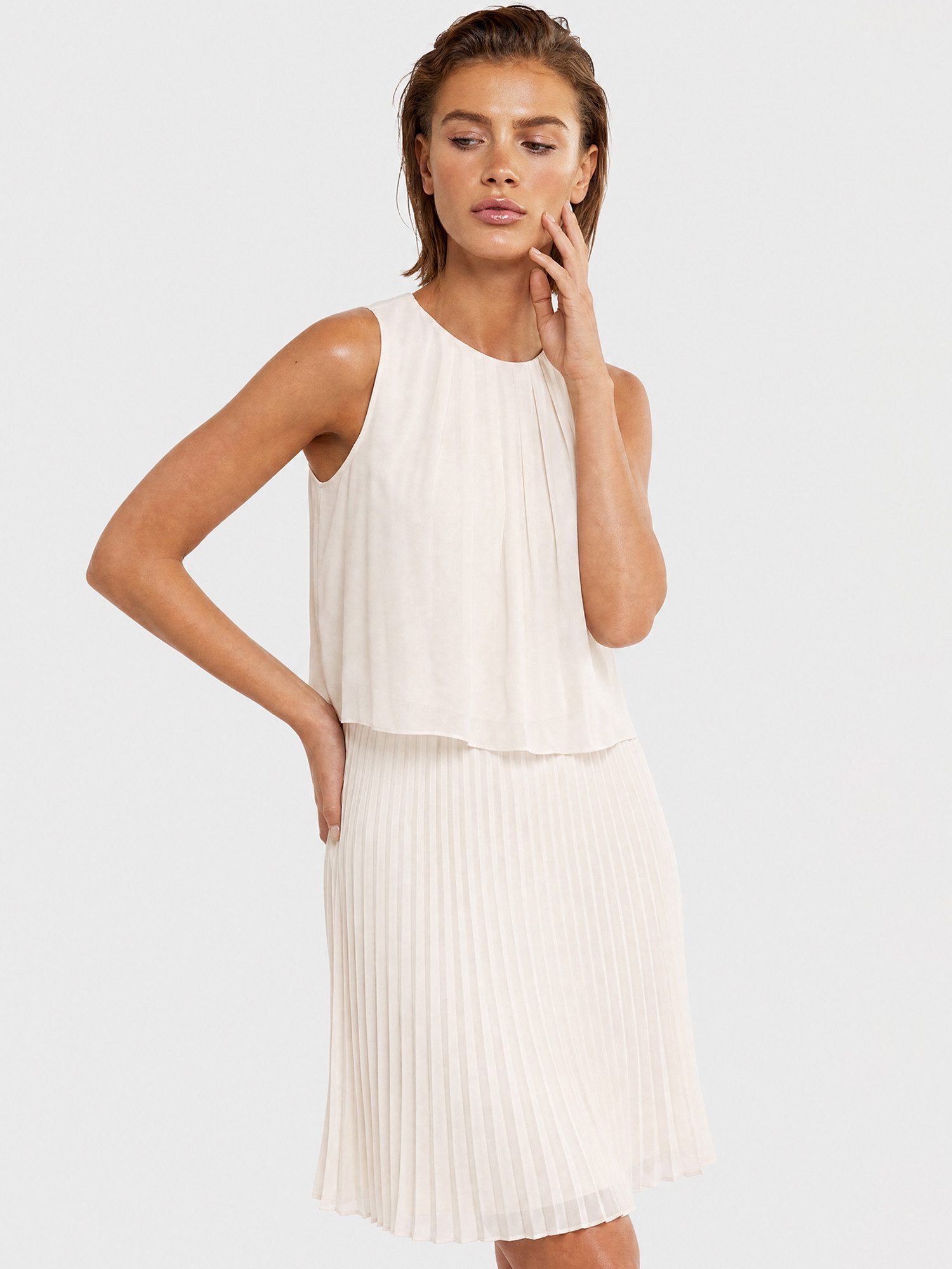 Apart Abendkleid mit Chiffon-Overlay