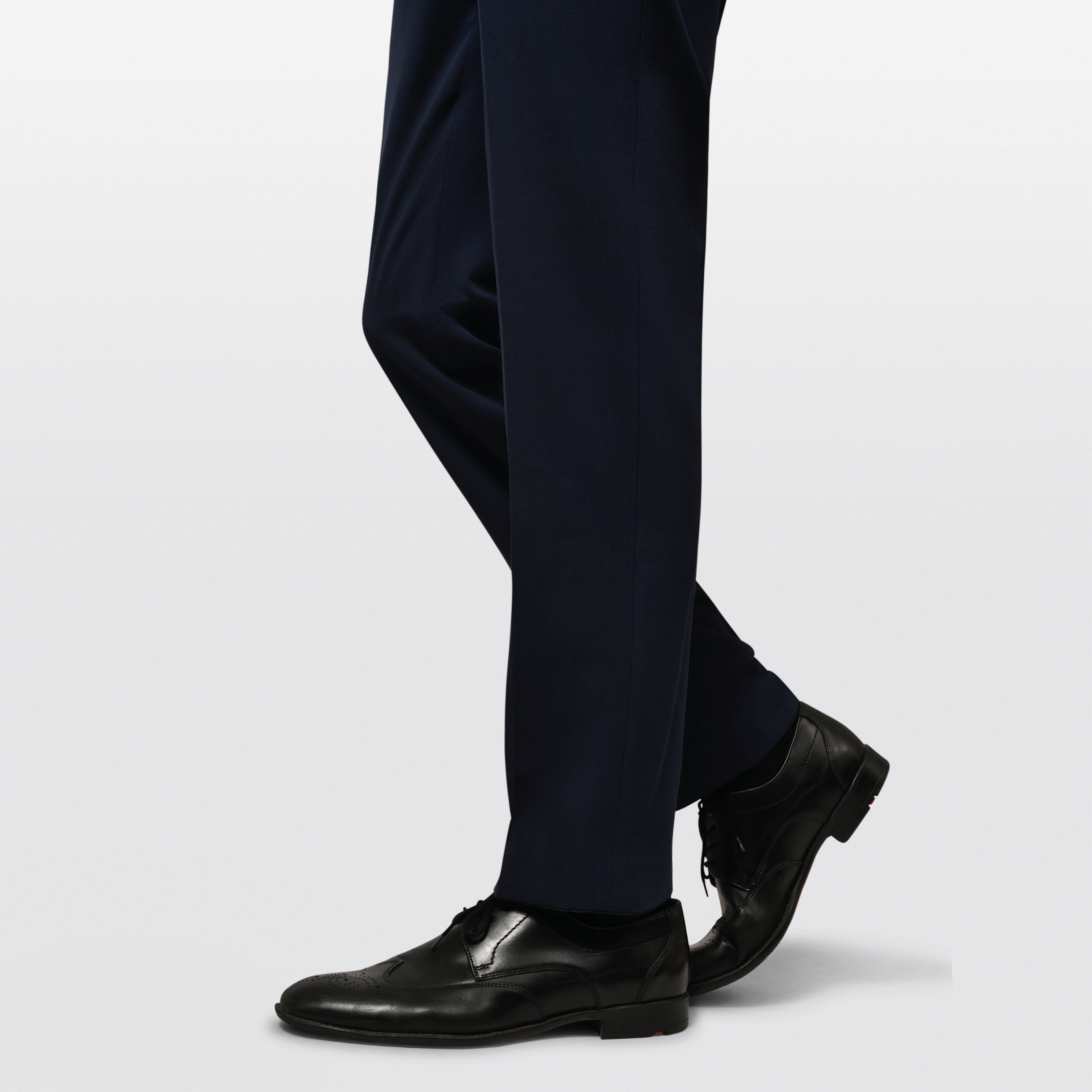 Hirschthal Anzughose Herren Business Anzughose Slim-Fit in Lang- und Normalgrößen – Bild 4 von 5