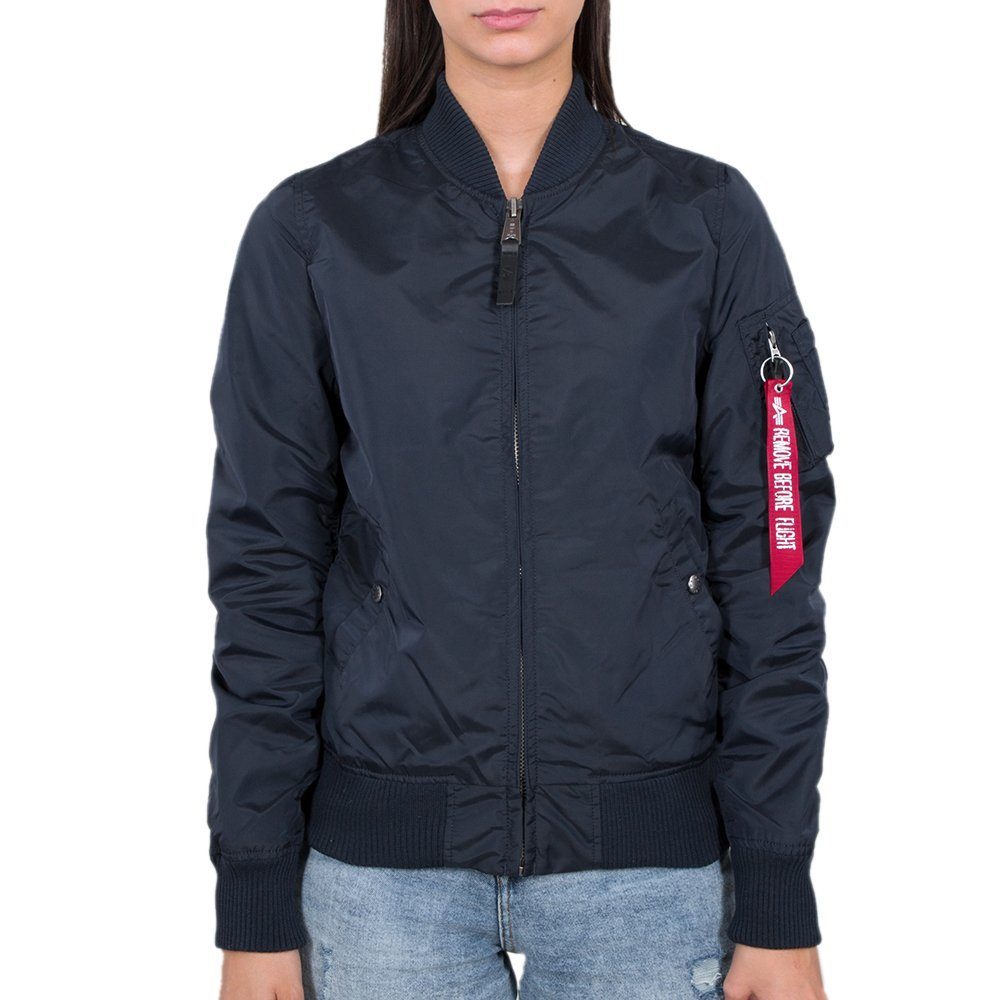 Alpha Industries Industries Jacke Alpha blue Damen Ma-1 Sommerjacke rep. Wmn TT