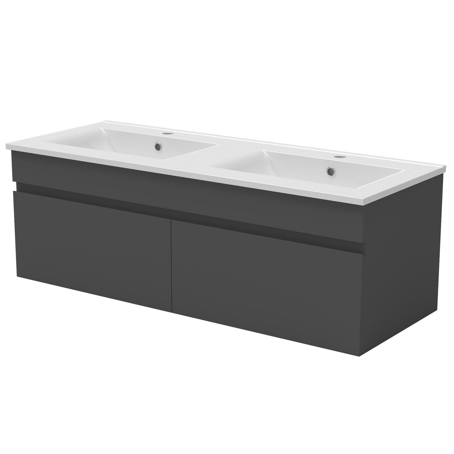 duschspa Doppelwaschtisch 120 cm Badmöbel mit günstig online kaufen