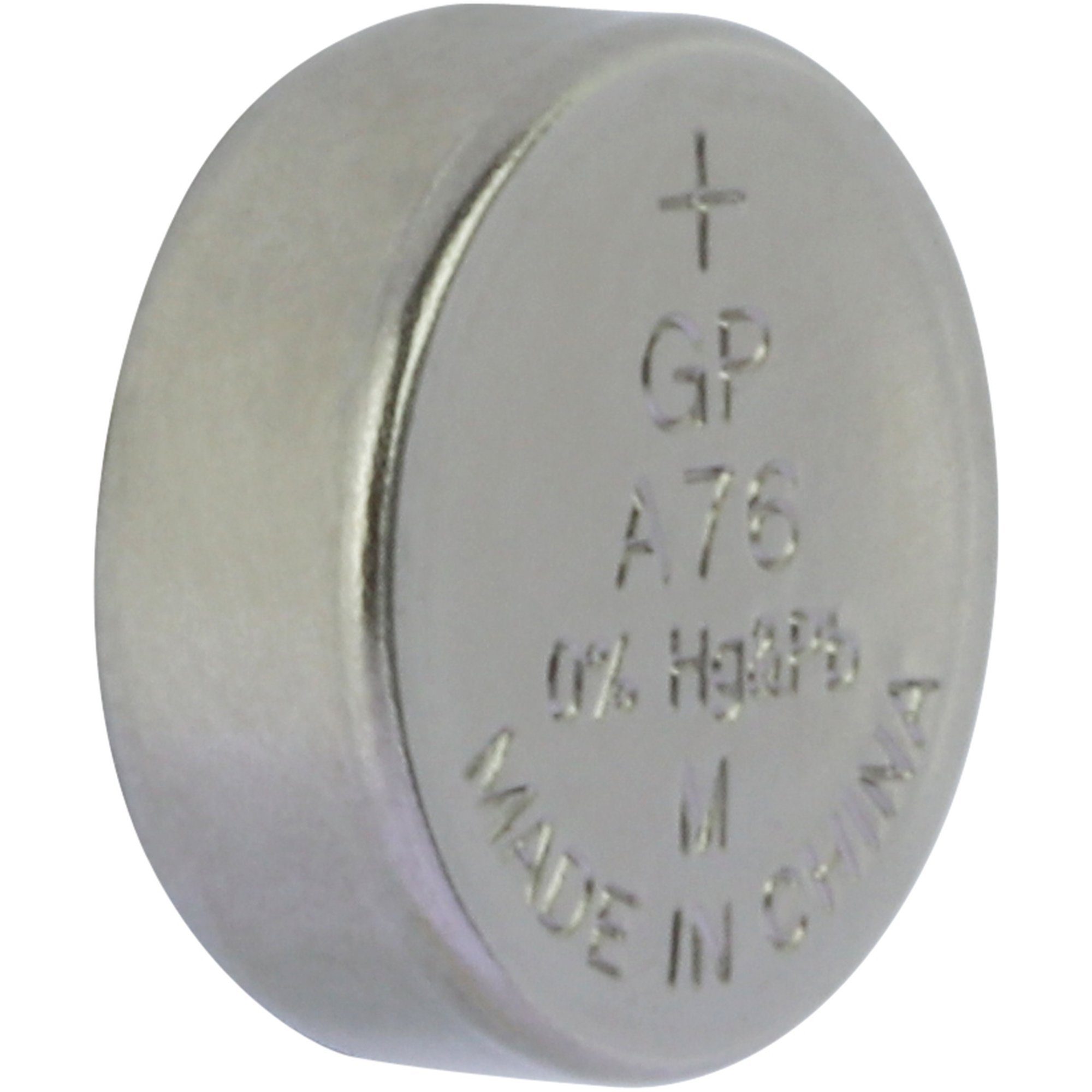 GP Batteries A76 GP 5 (LR44) Alkaline V) 1,5V Knopfzelle, Stück (1,5 Knopfzelle