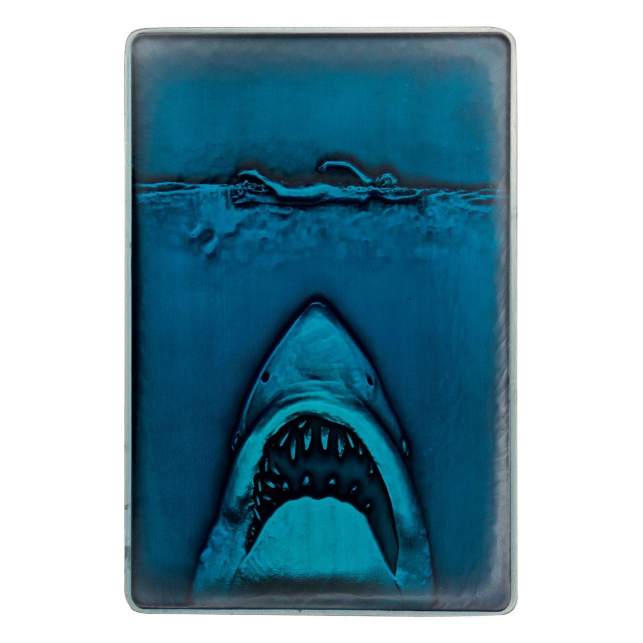 Fanattik Sammelkarte Jaws Metallbarren 50th Anniversary Poster Limited Edition