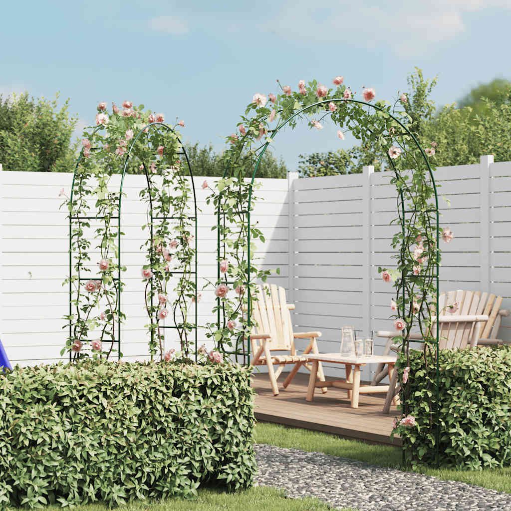 Rosenbogen 2x Garten Torbogen Rankgitter Rosensäule