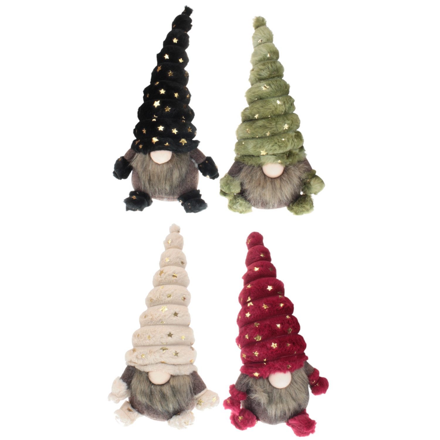 Macosa Home Wichtel Weihnachtswichtel 36 cm Stoff Dekowichtel Dekofigur Fig günstig online kaufen