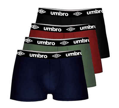 Umbro Boxershorts Herren Boxershorts - Hipster in 4er Pack (4-St., 4 er Pack)