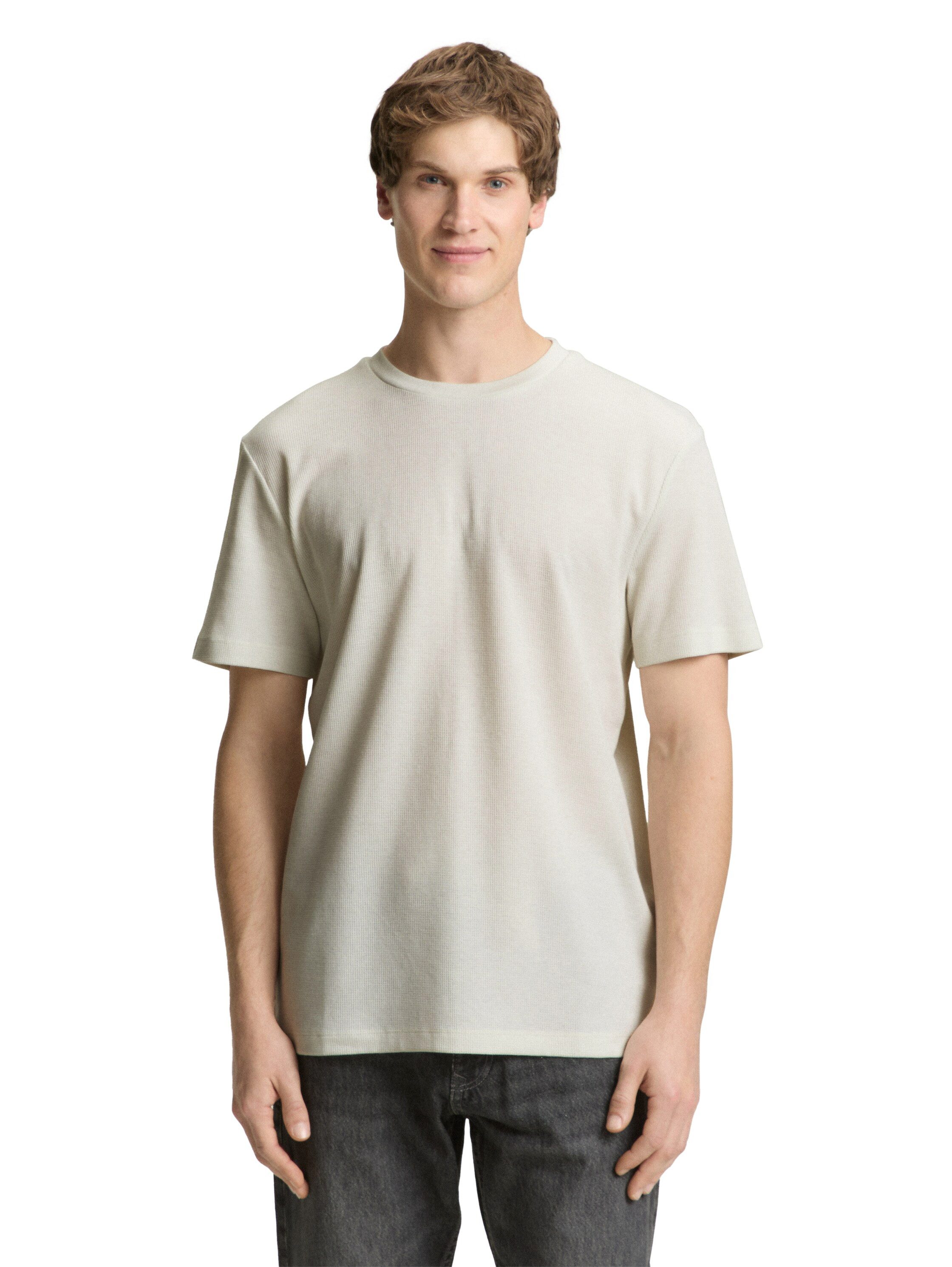 TOM TAILOR Denim T-Shirt in Piqué-Qualität günstig online kaufen