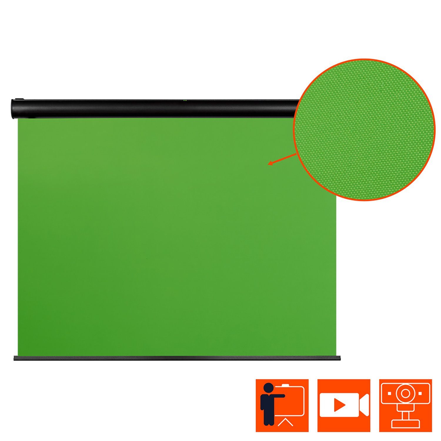 Celexon Chroma Key Green Screen Motorleinwand