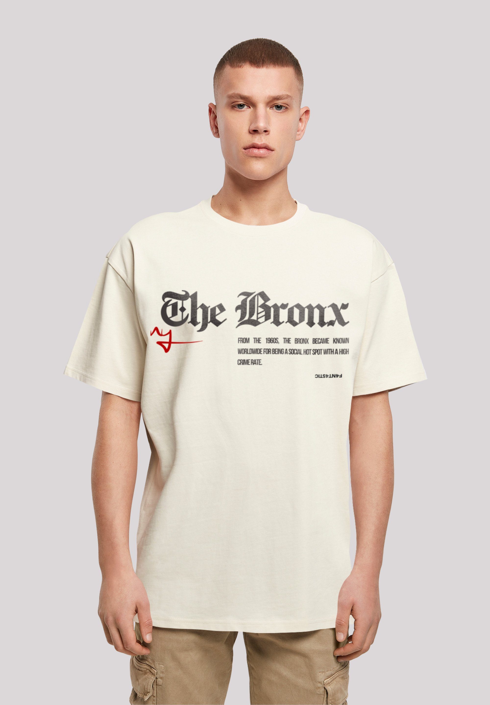 TEE The Print Bronx OVERSIZE sand F4NT4STIC T-Shirt