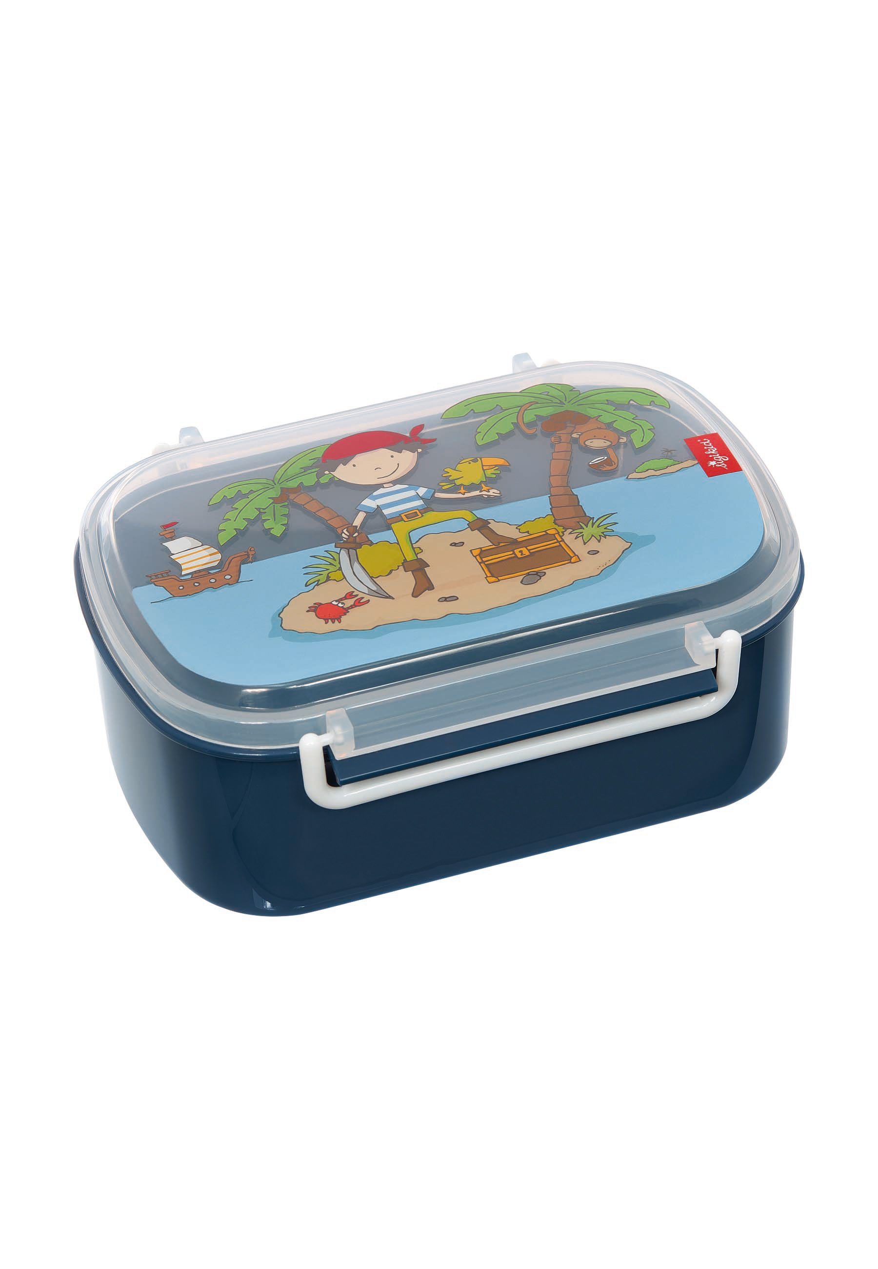 Sigikid Lunchbox Brotdose mit Rohkostschälchen für Kinder Unisex, 100% Polypropylen, (1-tlg)