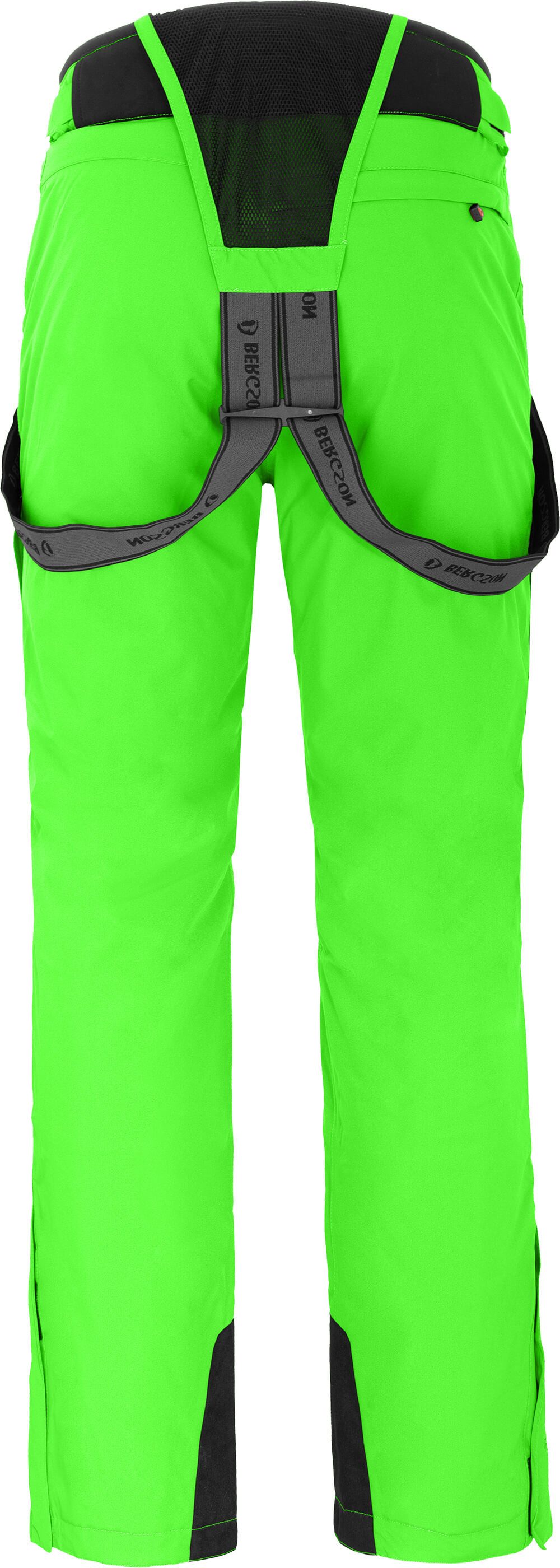 Bergson Skihose FLEX Herren Skihose, warm wattiert, elastisch, wasserdicht, Kurzgrößen, Ge