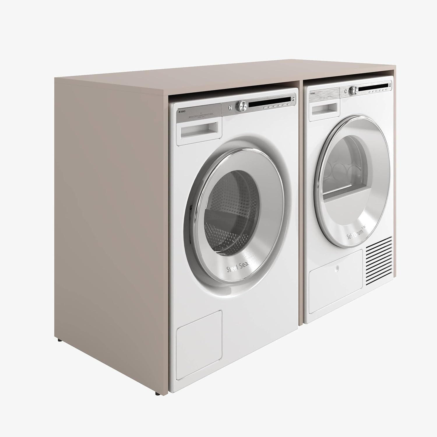 Platan Room Waschmaschinenumbauschrank DORA Waschmaschinenschrank 130 cm br günstig online kaufen