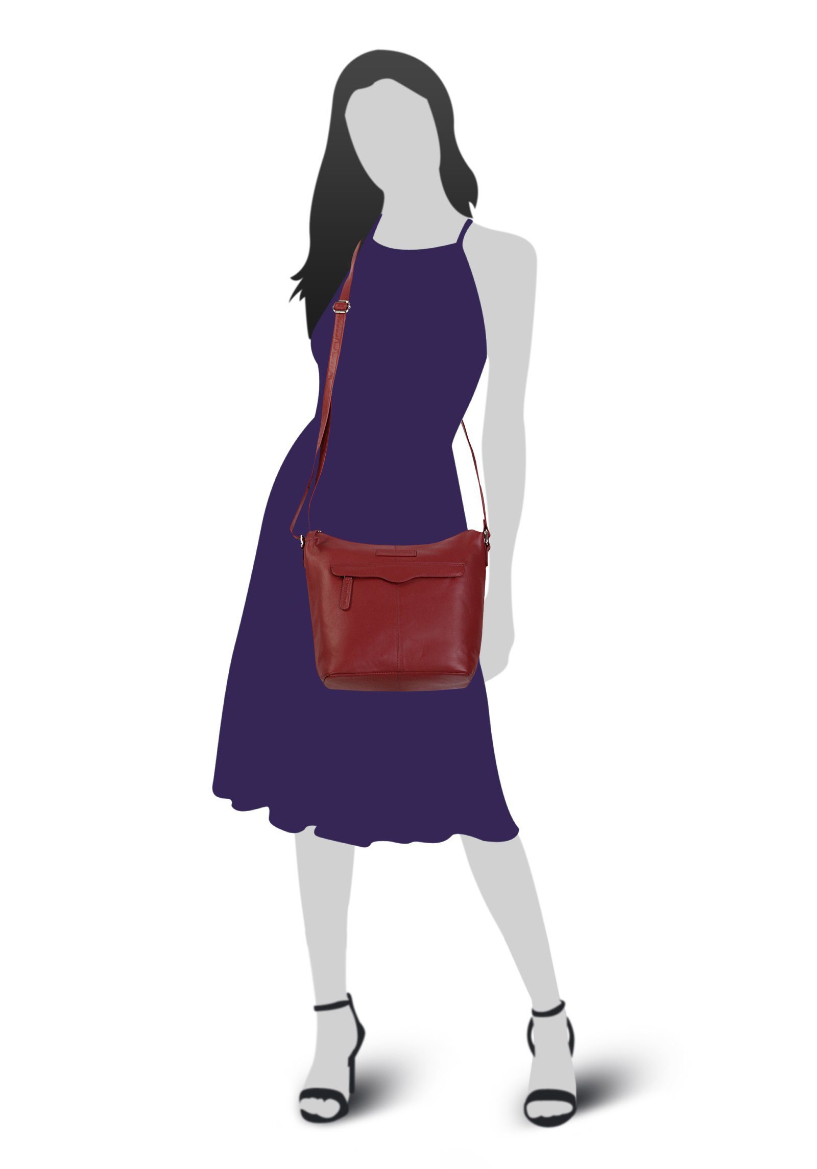 Bruno Banani Umhängetasche, echt Leder günstig online kaufen