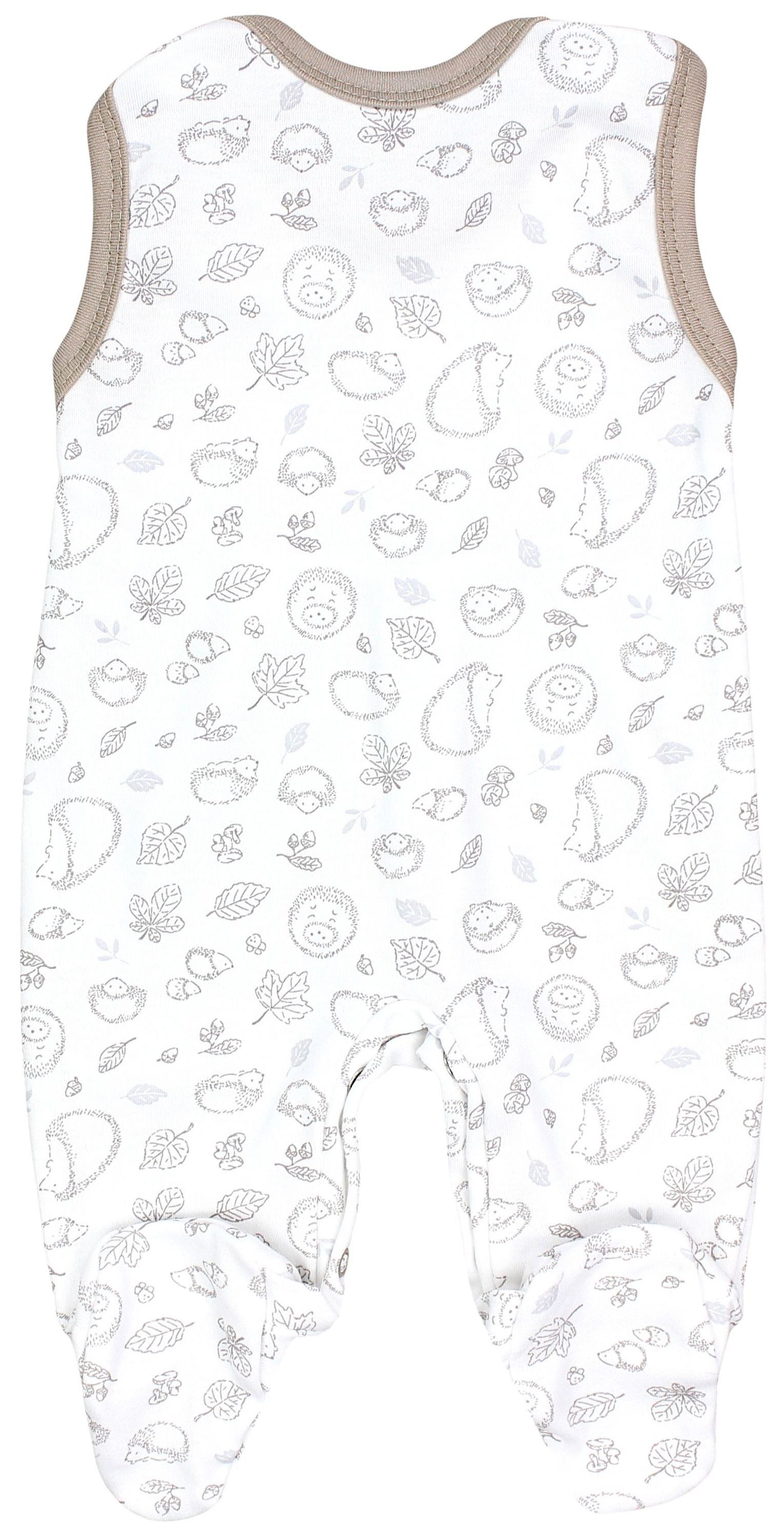 TupTam Strampler TupTam Baby Mädchen Strampler mit Fuß 3er Pack