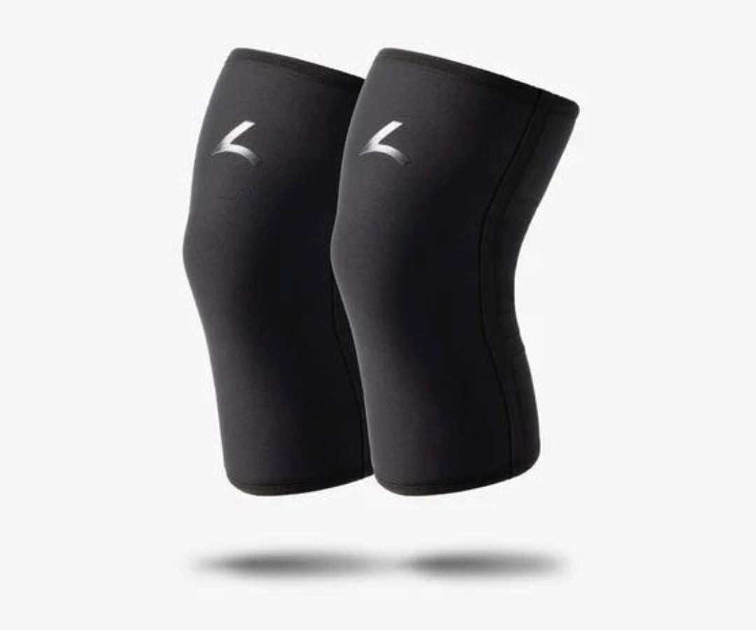 Reeva Kniebandage Reeva Powerlifting Knee Sleeves - Zwart - S