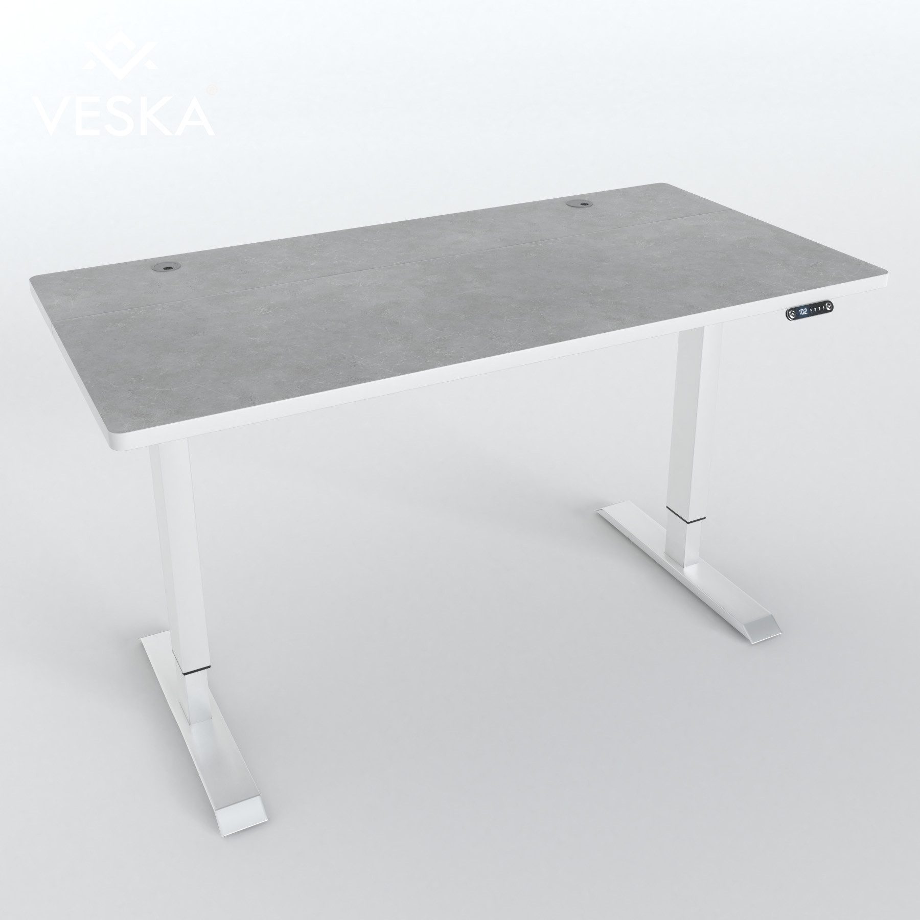 VESKA Schreibtisch Höhenverstellbar 140 x 70 günstig online kaufen