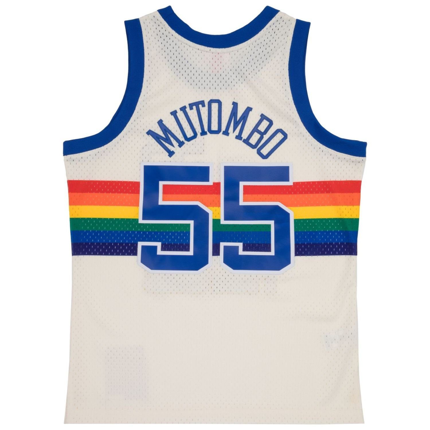 Mitchell & Ness Basketballtrikot Swingman Jersey Denver Nuggets OFFWHITE Dikembe Mu