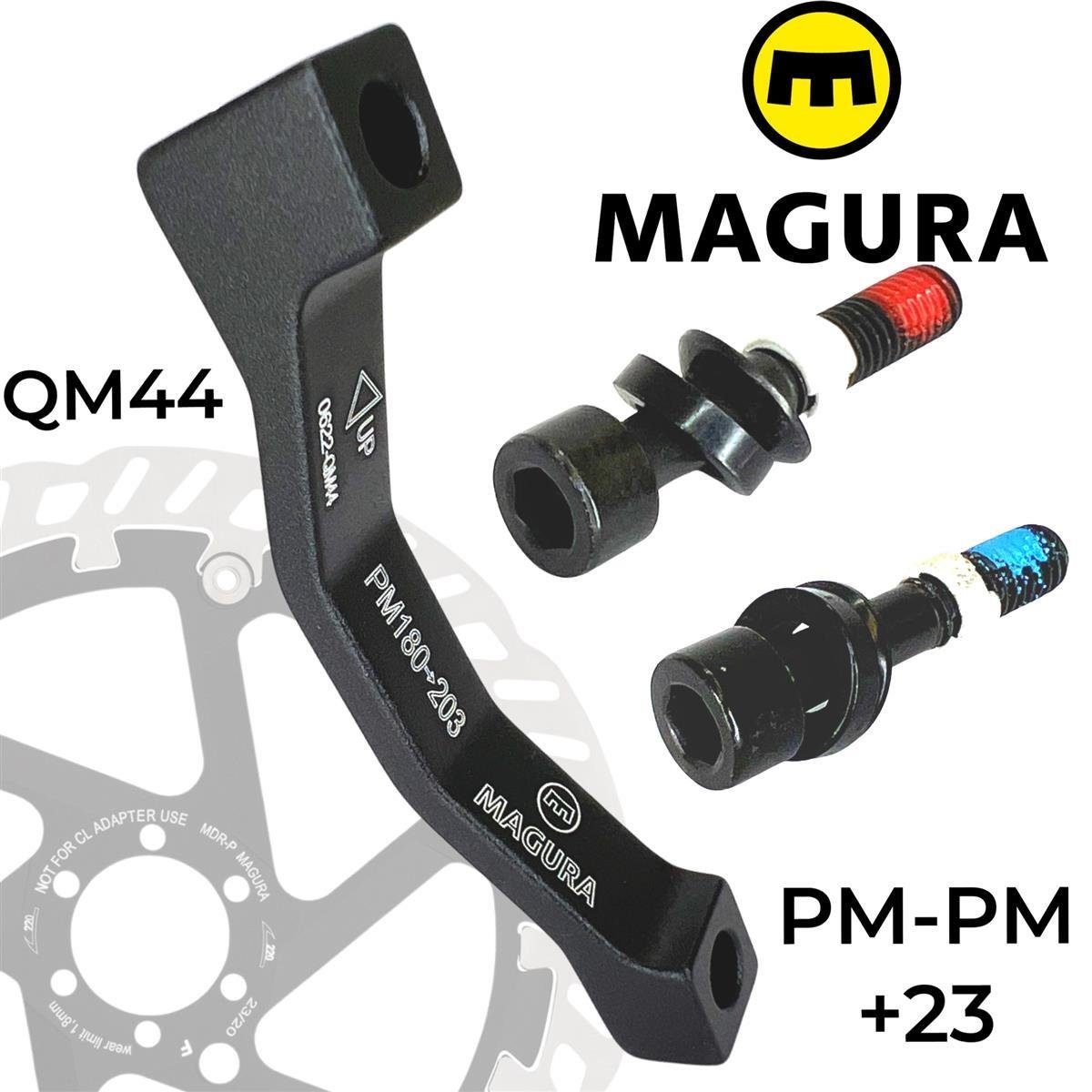 Magura Scheibenbremse Magura Bremsscheiben Adapter QM 44, PM 180-203 +23mm