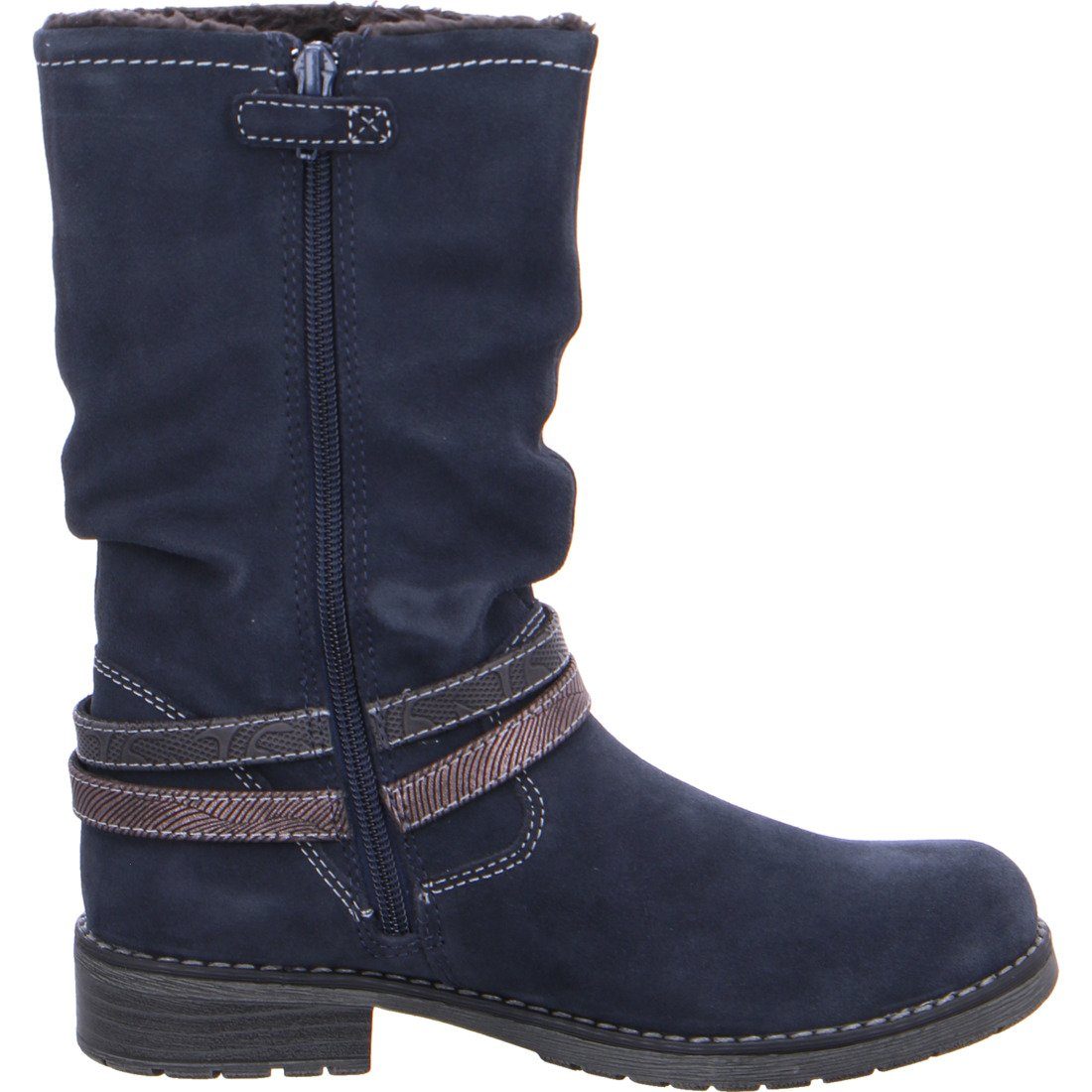 Stiefel Stiefel blau Lurchi Schuhe, 044032 - Lia-Tex Rauleder Lurchi