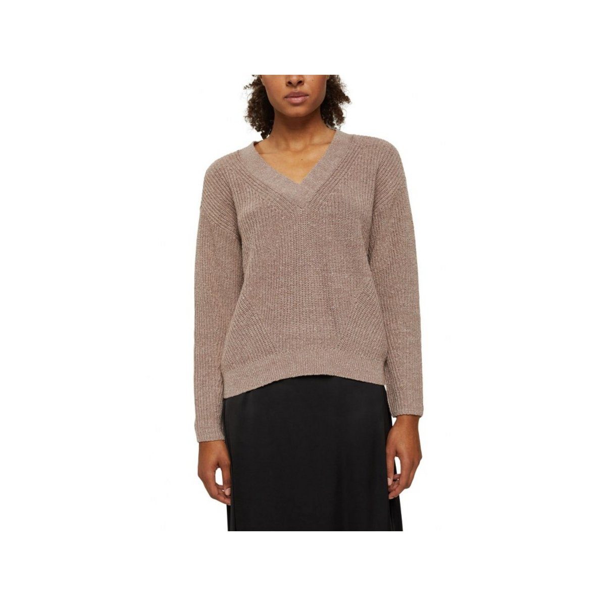 Esprit Rundhalsshirt Rundhals T-Shirt für Damen in unifarben (1-tlg., keine Angabe)