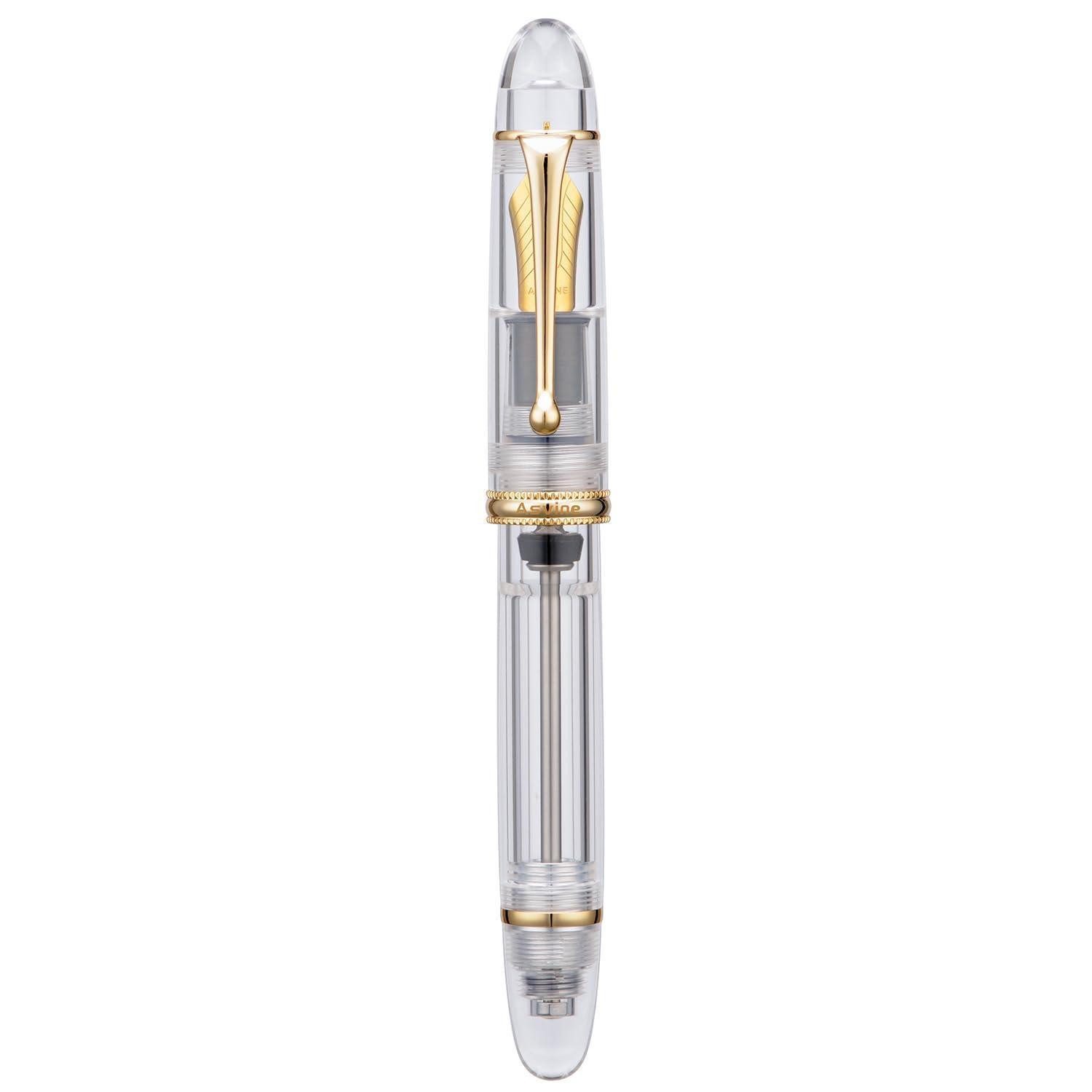LuxusKollektion Füllfederhalter Füllfederhalter V800 Vakuum Stub 1.1mm Golden Acryl