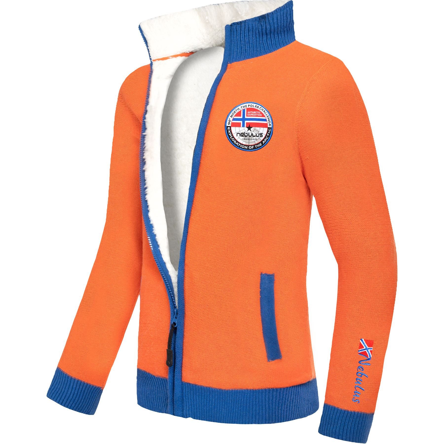 Nebulus Strickjacke STORY, P5583 - Herren, orange, L