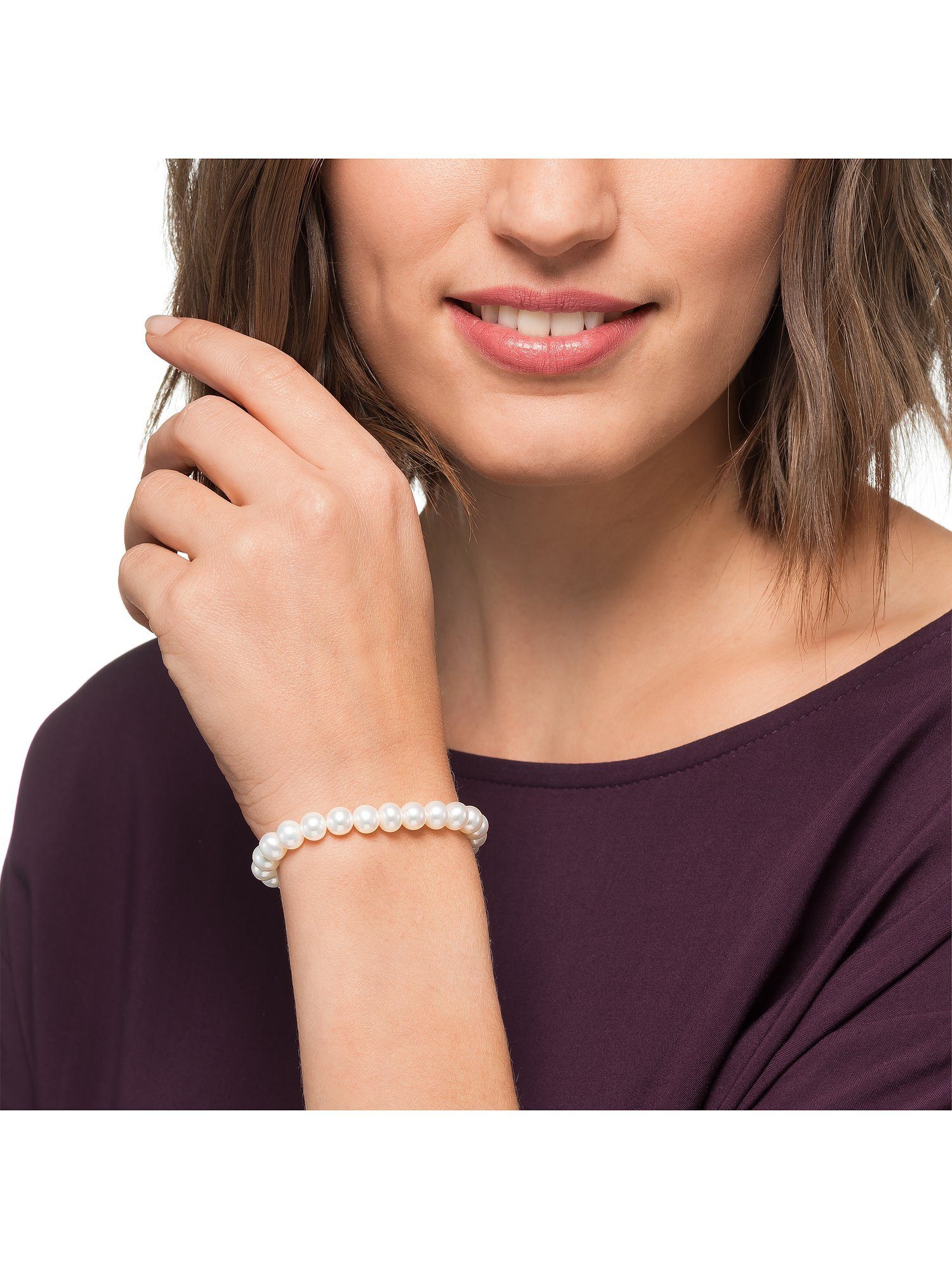 CHRIST Armband CHRIST Damen-Armband Perle Süßwasserperle günstig online kaufen