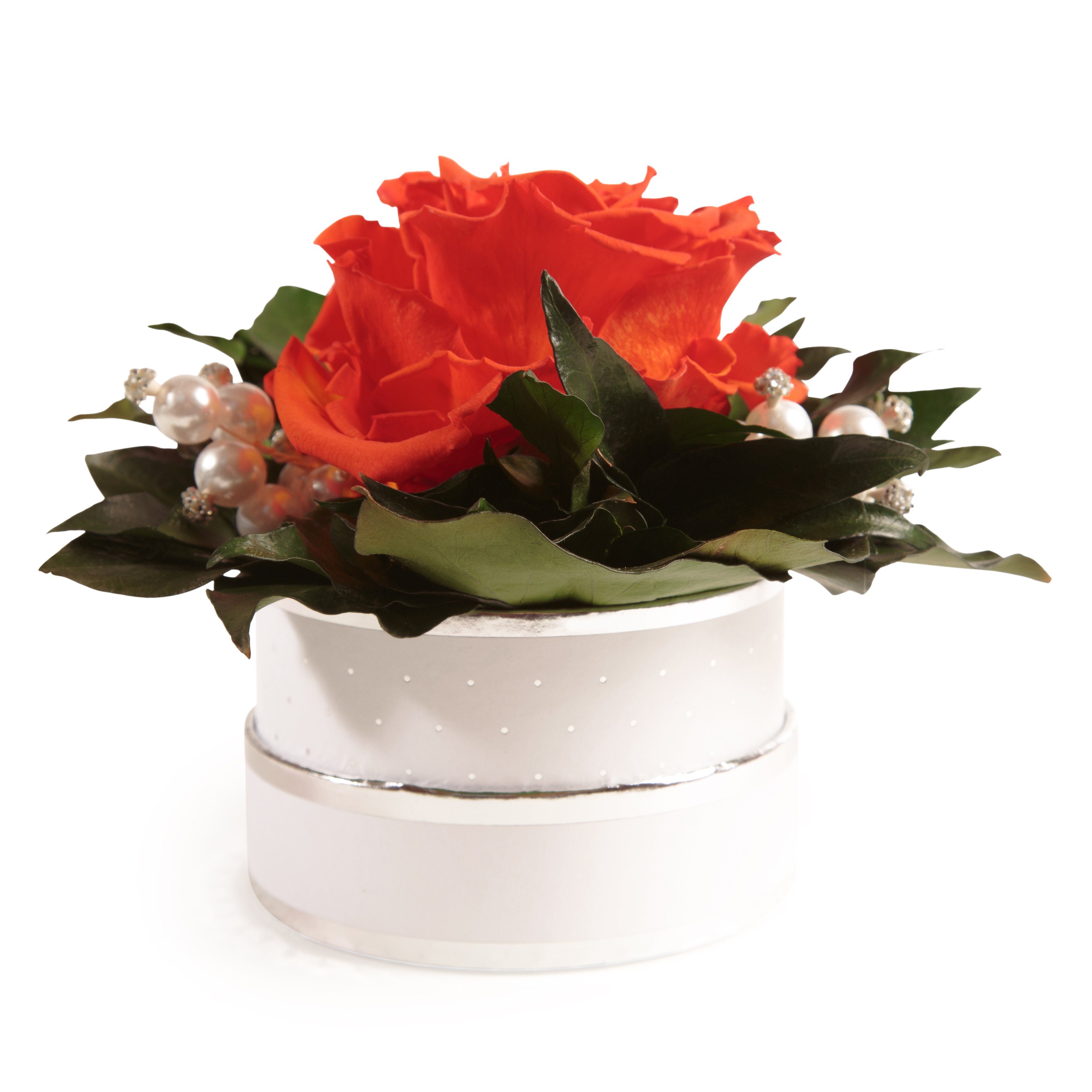 Kunstblume Infinity Rosenbox Diamonds and Pearls günstig online kaufen