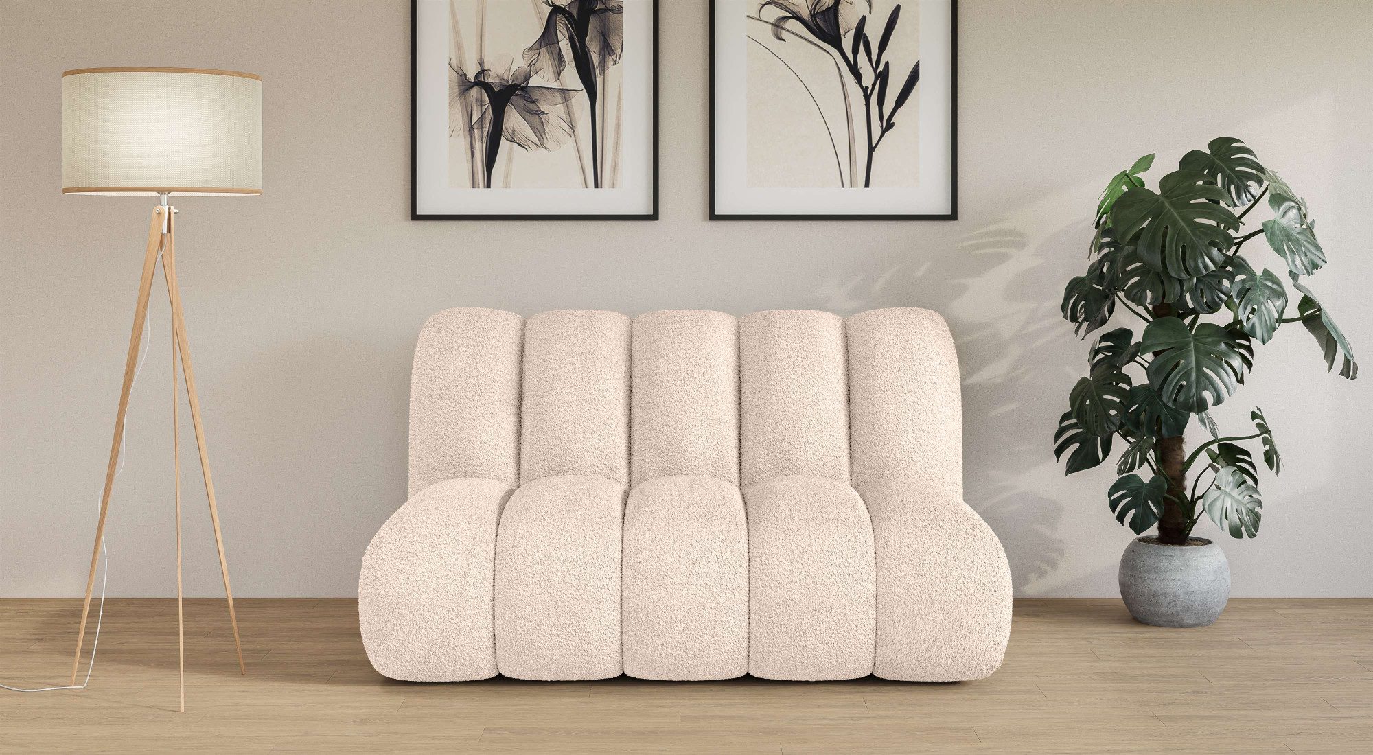 LeGer Home by Lena Gercke 2-Sitzer "Priya Designersofa, moderne Steppung, a günstig online kaufen