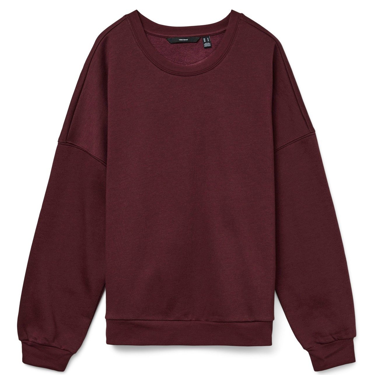 Vero Moda Longpullover loose fit Rundhals Langarm Basic VMSONJA LS SWEAT JRS NOOS
