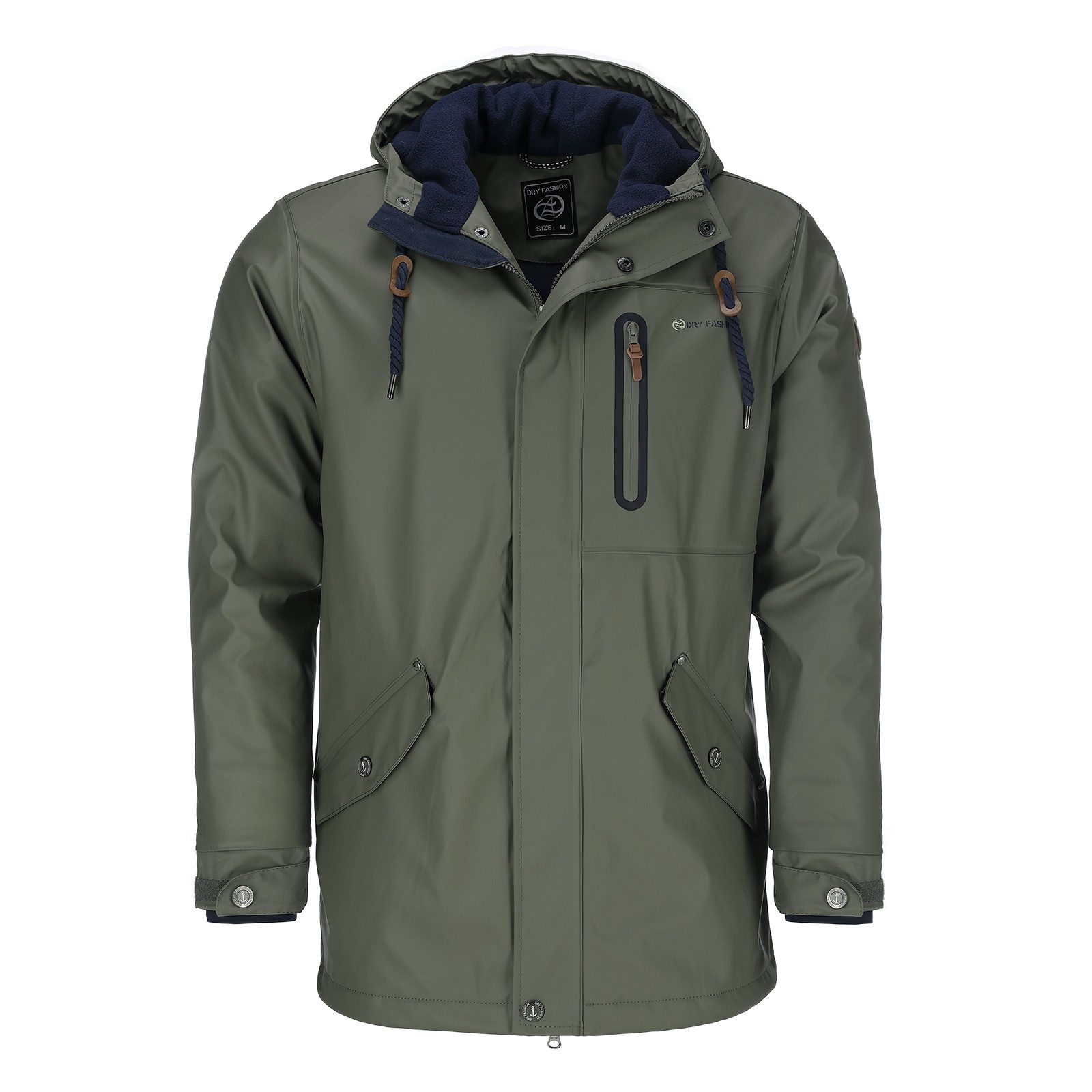 Dry Fashion Regenjacke Bergen Herren Jacke Regenmantel Bergen mit Innenfutt günstig online kaufen