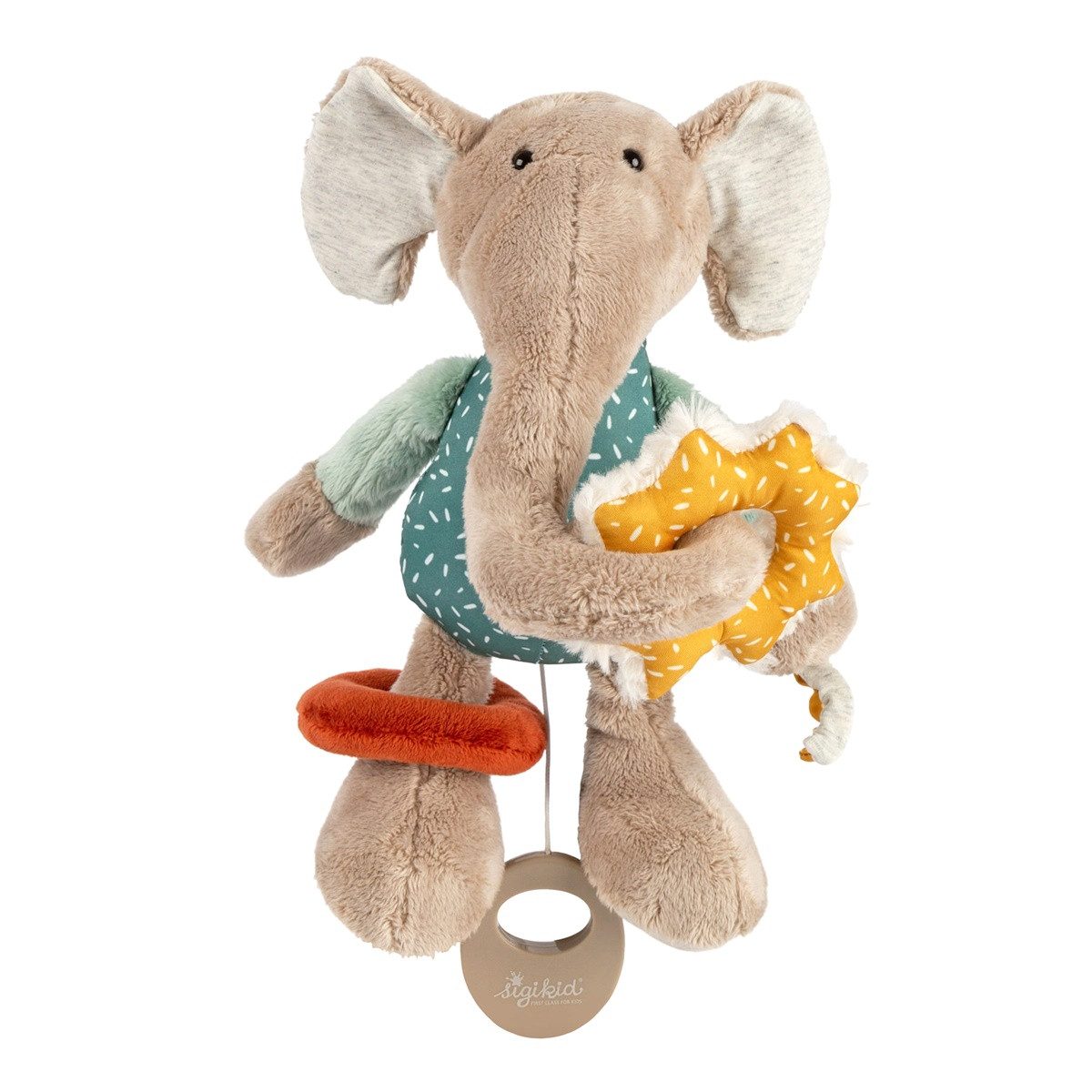 Nattou Aktiv-Kuschelball Für Babys - Mit Rassel, Quietsche Und Knisterfolie 15cm