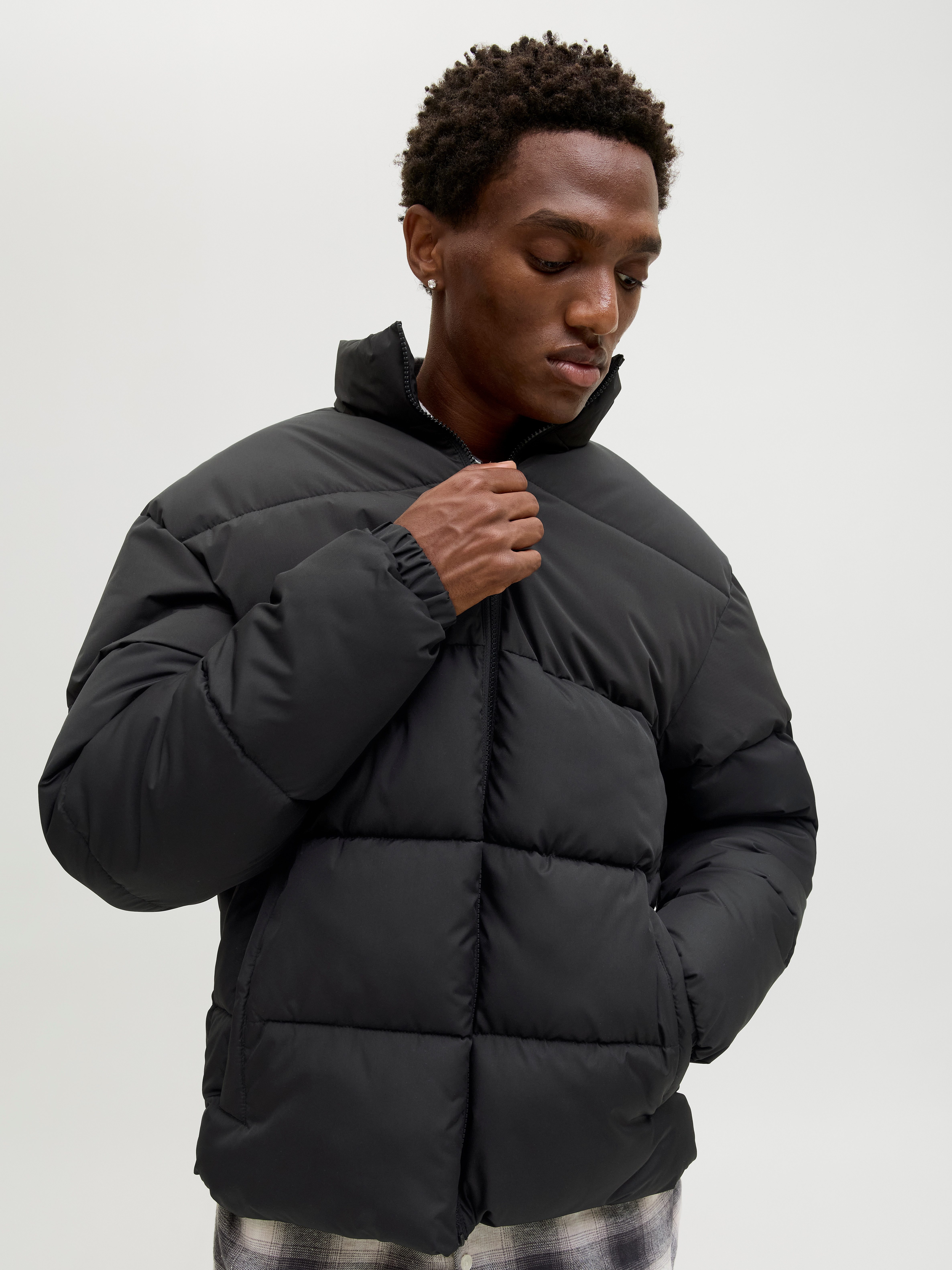 Jack & Jones Steppjacke JJMAZE PUFFER COLLAR