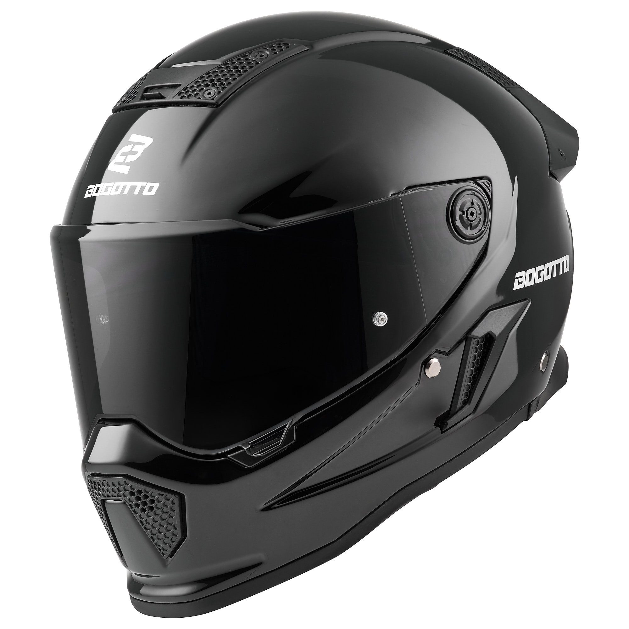 Bogotto Motorradhelm Rapto Helm, Vorbereitet Für Kommunikationssystem,geeignet Brillenträger,vorbe