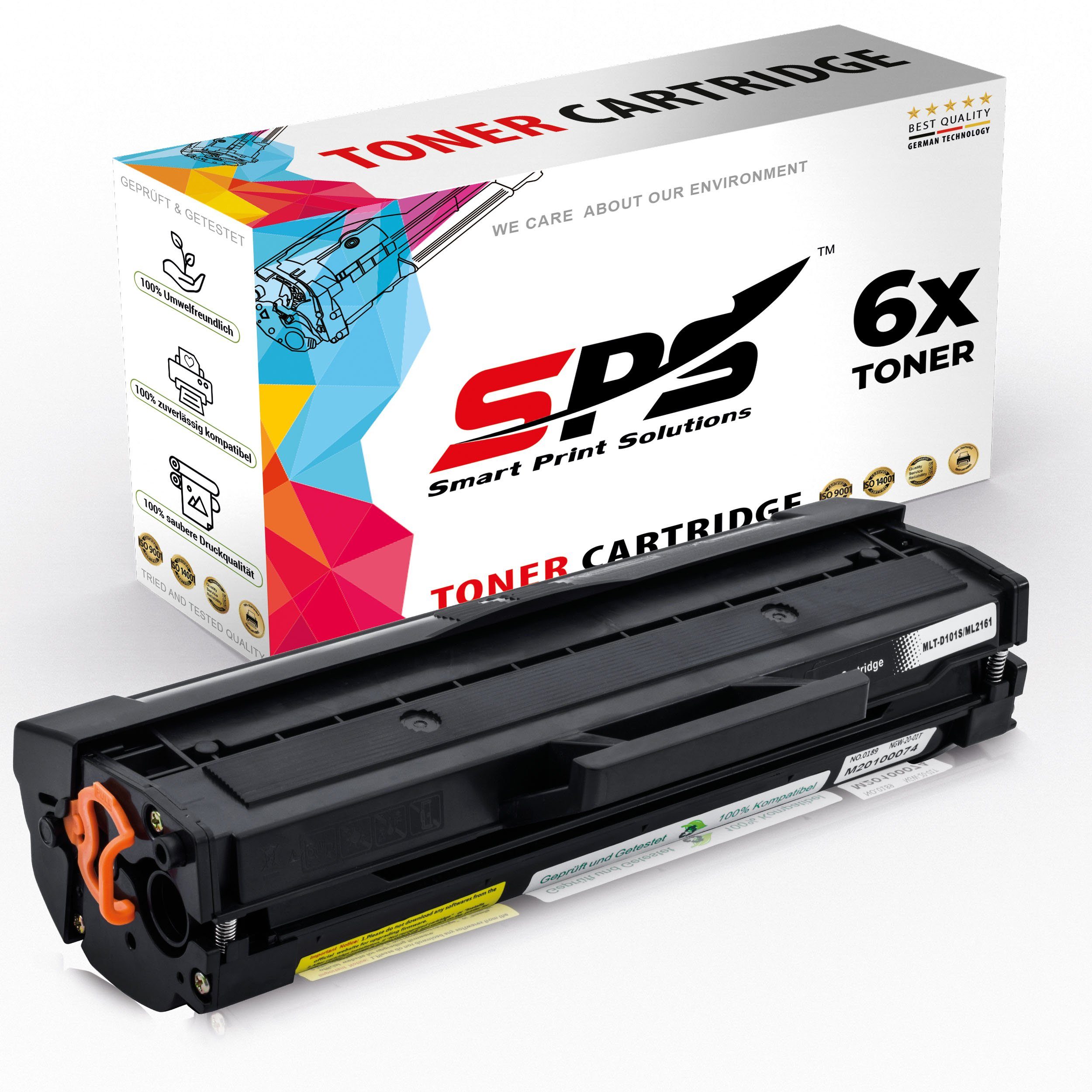SPS Tonerkartusche Kompatibel für Samsung SCX-3505W 101 MLT-D101S, (6er Pack)