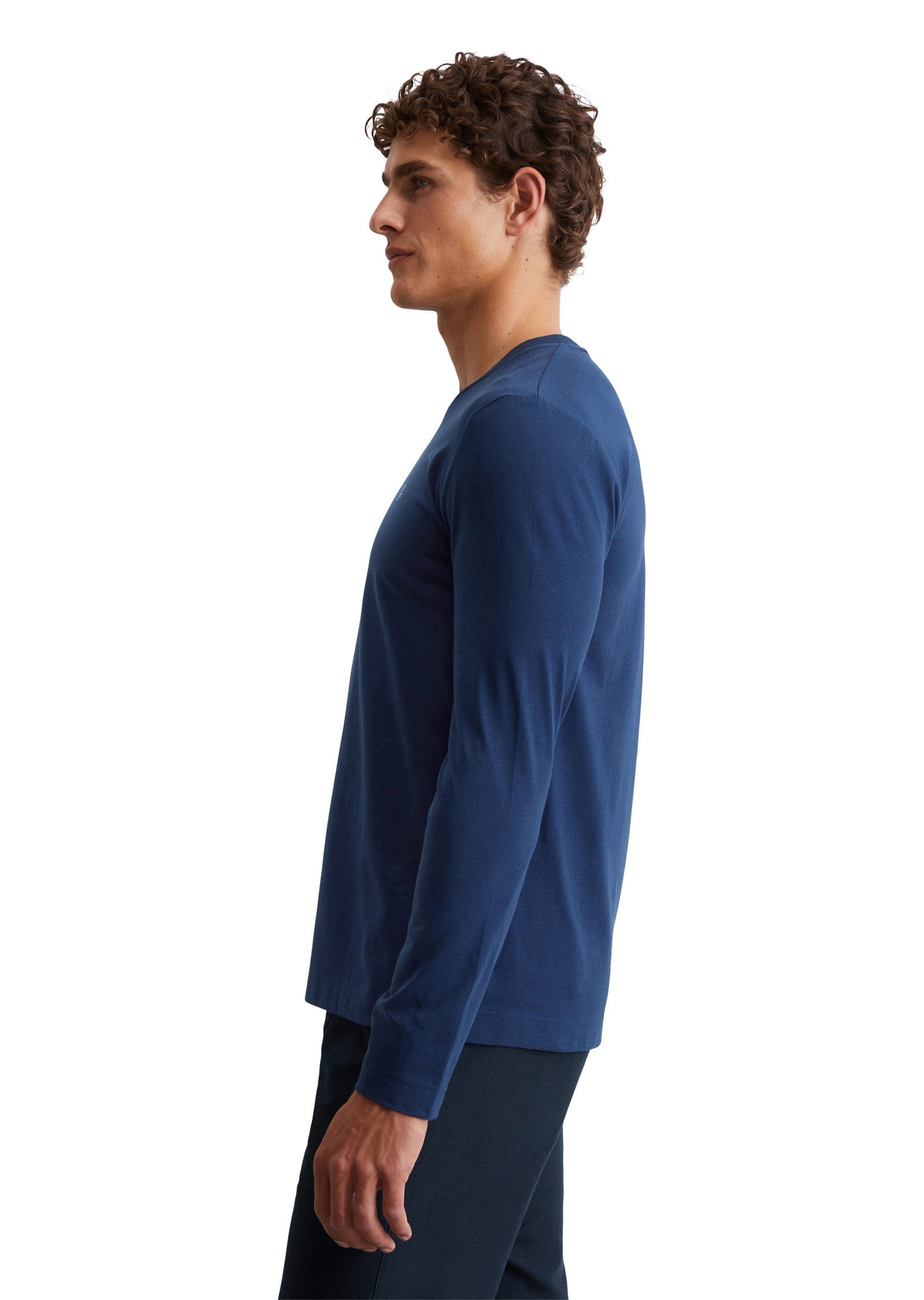 Marc OPolo Langarmshirt "aus reiner Bio-Baumwolle" günstig online kaufen