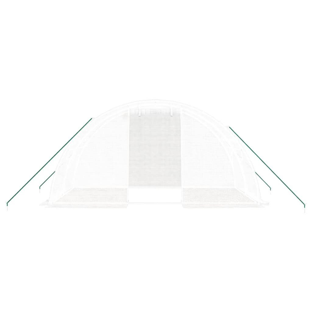 vidaXL Gewächshaus Gewächshaus mit Sta...