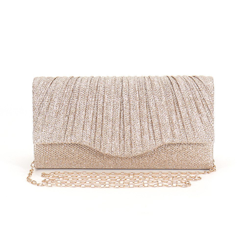 Zaewry Abendtasche Damen Clutch, Umschlag Clutch, elegante Handtasche, Braut Clutch geeignet für Hochzeiten, Partys und Bankette