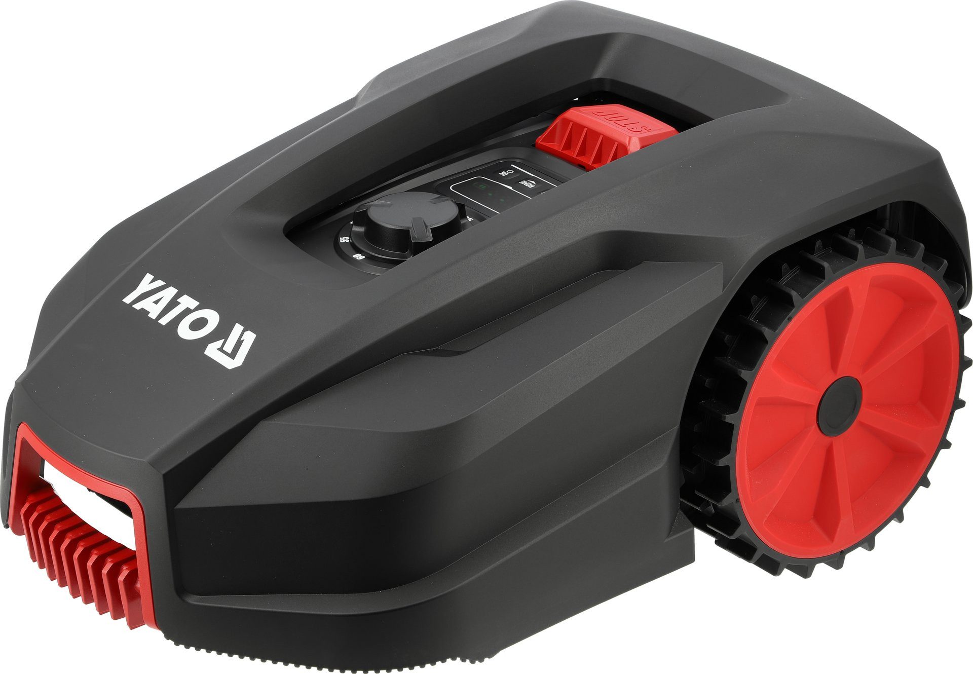 Yato Rasenmähroboter Robot tondeuse jusqu’à 800 m², capteur de pluie, appli Wi-Fi/Bluetooth, (Mähroboter Rasenflächen bis 800m², Regensensor, App (Wi-Fi/Bluetooth)